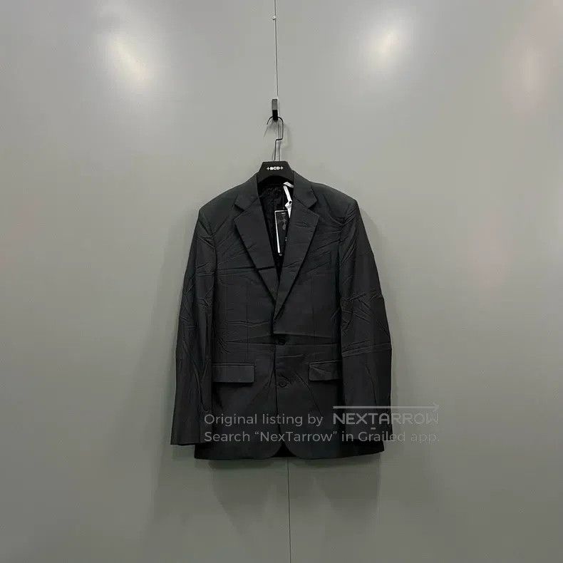 Balenciaga Balenciaga Black Creased Casual Suit Size US S / EU 44-46 / 1 - 1 Thumbnail