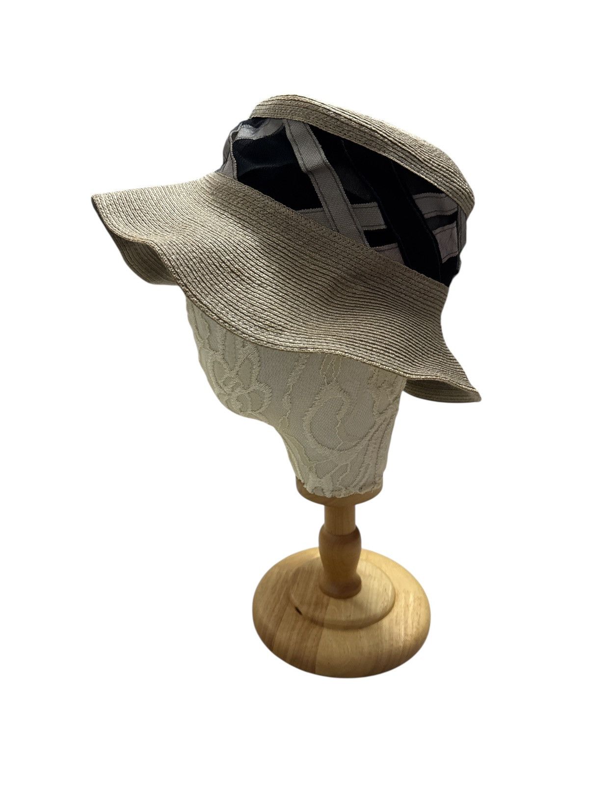 Japanese Brand AKIO HIRATA STRAW BUCKET HAT SIZE 58 Size ONE SIZE - 1 Thumbnail