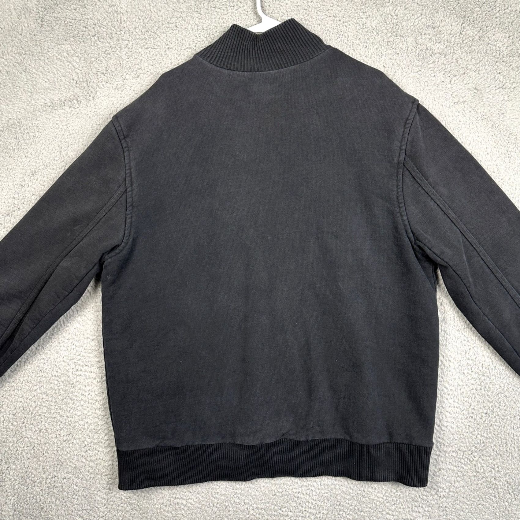Gap Gap Mens XL Jacket Full Zip Black Lined Cotton Polyester Stand-Up Collar Pockets Zip Casual Long Sleeve Authentic Jacket Size US XL / EU 56 / 4 - 2 Thumbnail