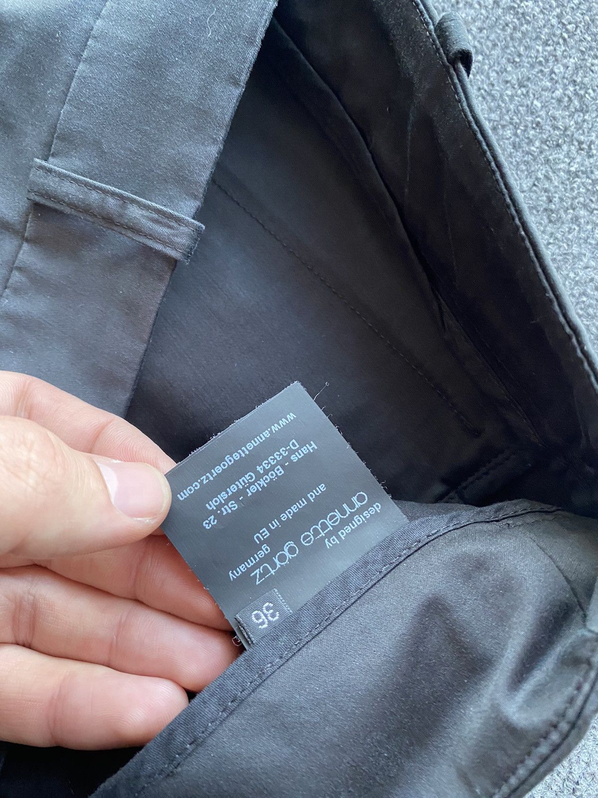 Annette Gortz 🔥Annette Gortz gothic black dress pants chino wom 28 y2k emo Size 28" / US 6 / IT 42 - 6 Thumbnail