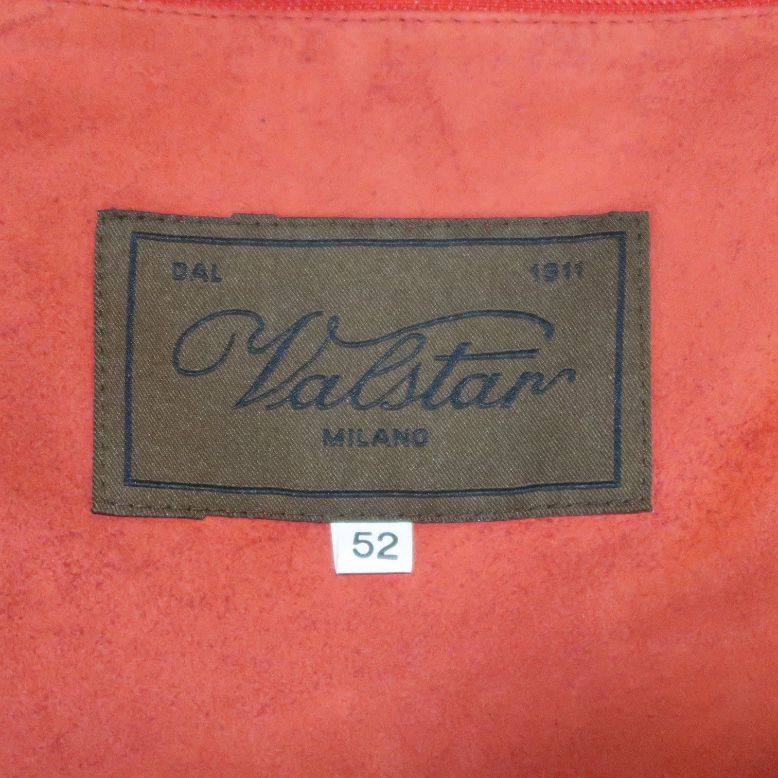 Valstar VALSTAR 42 Red Suede Four Pocket Drawstring Waist Coat Size US L / EU 52-54 / 3 - 9 Thumbnail