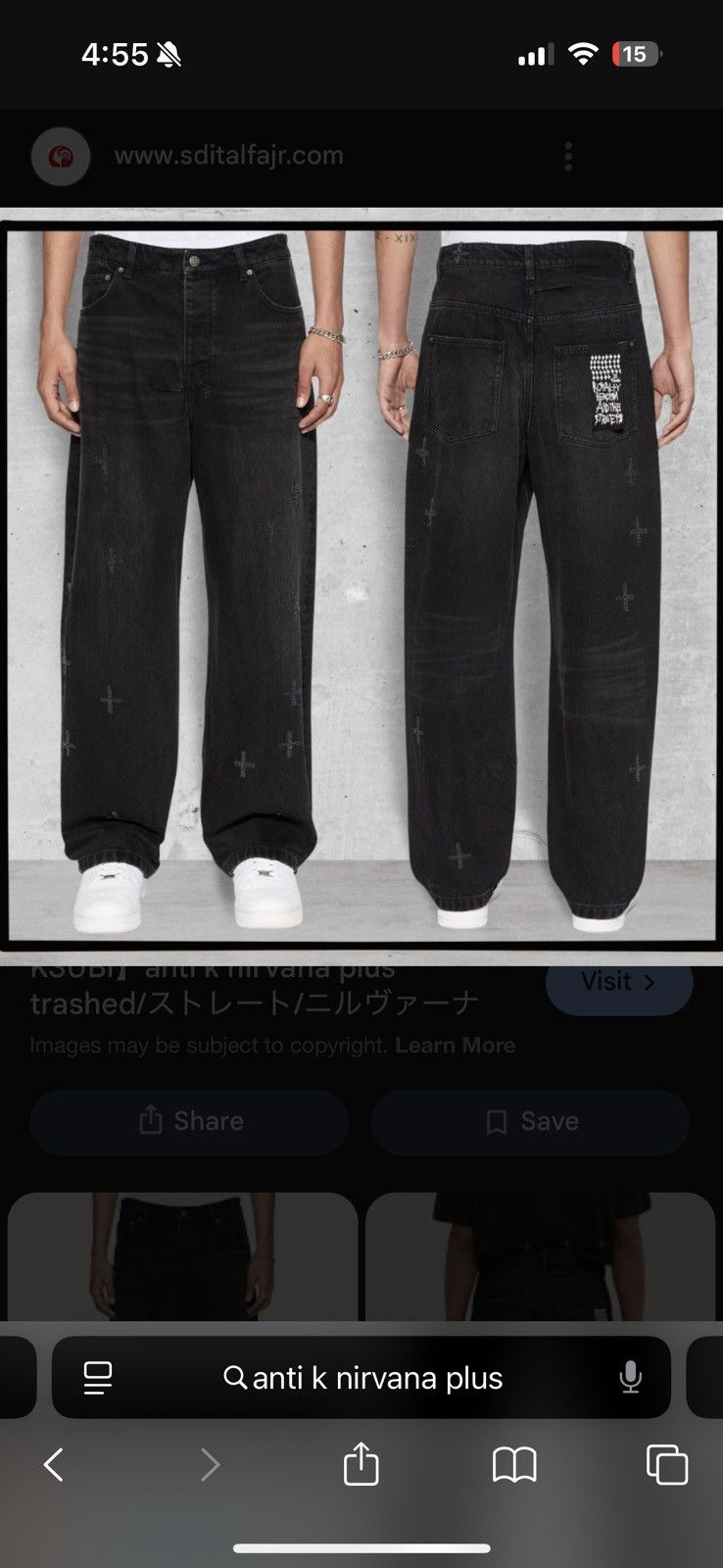 Ksubi Anti K Nirvana Plus