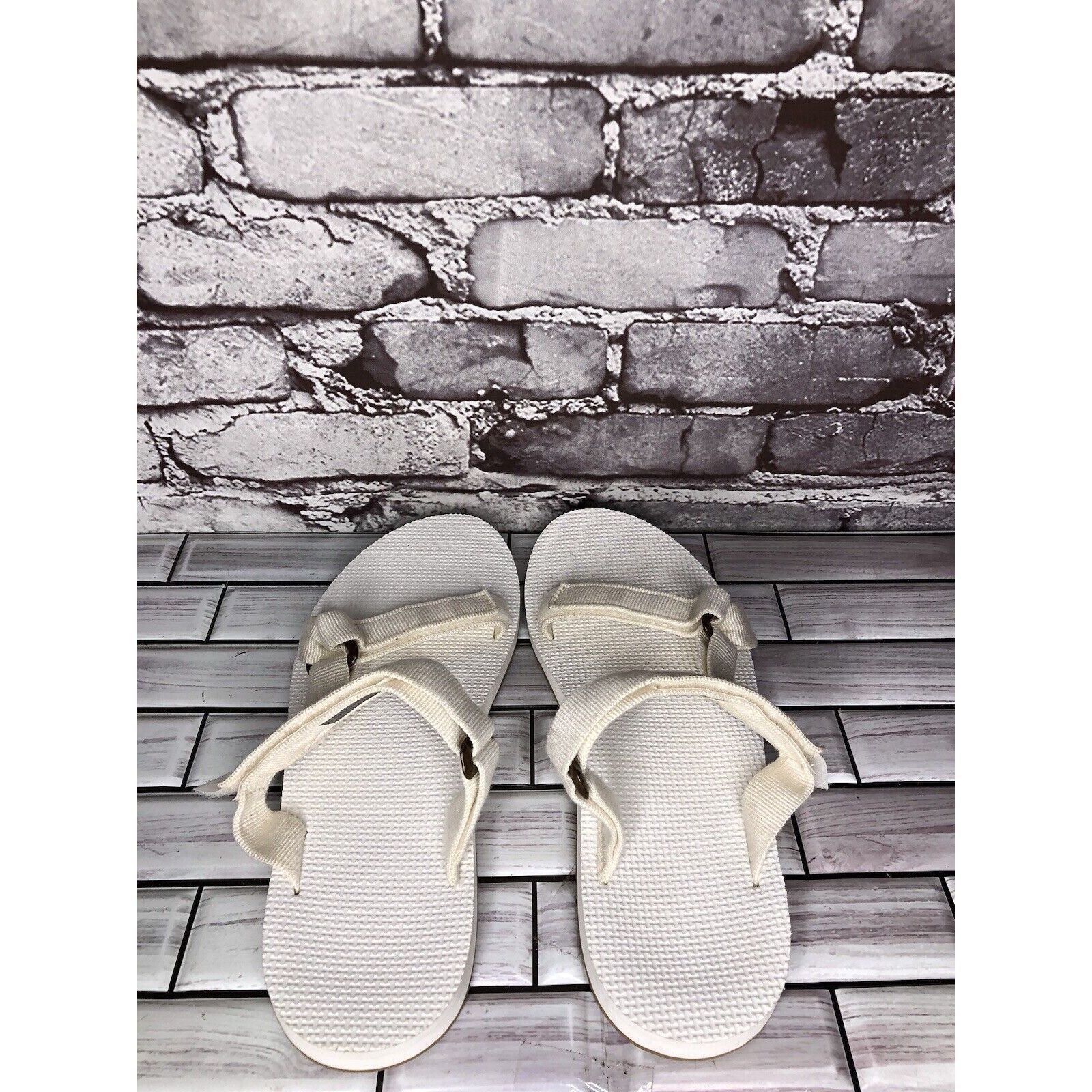 Teva Teva Universal White Textile Foam Slide Sandals Women Sz 10 Size US 10 / IT 40 - 5 Thumbnail