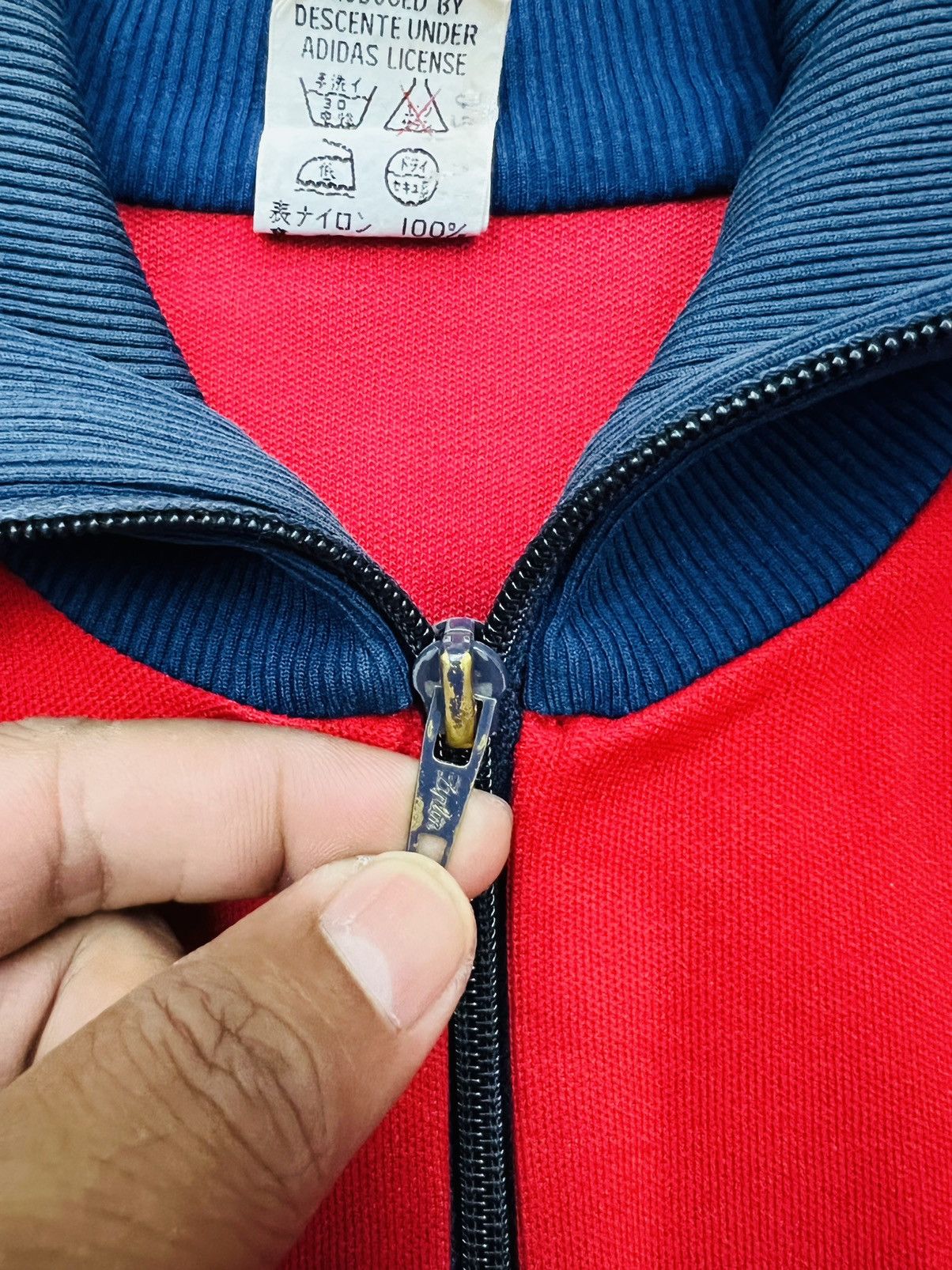 Adidas Vintage 80s Adidas Descente Japan Rare Tracktop Size US M / EU 48-50 / 2 - 9 Thumbnail