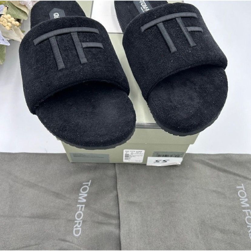 Tom Ford Men’s Tom Ford toweling velvet slipper size 8 made in Italy Size US 8 / EU 41 - 2 Thumbnail