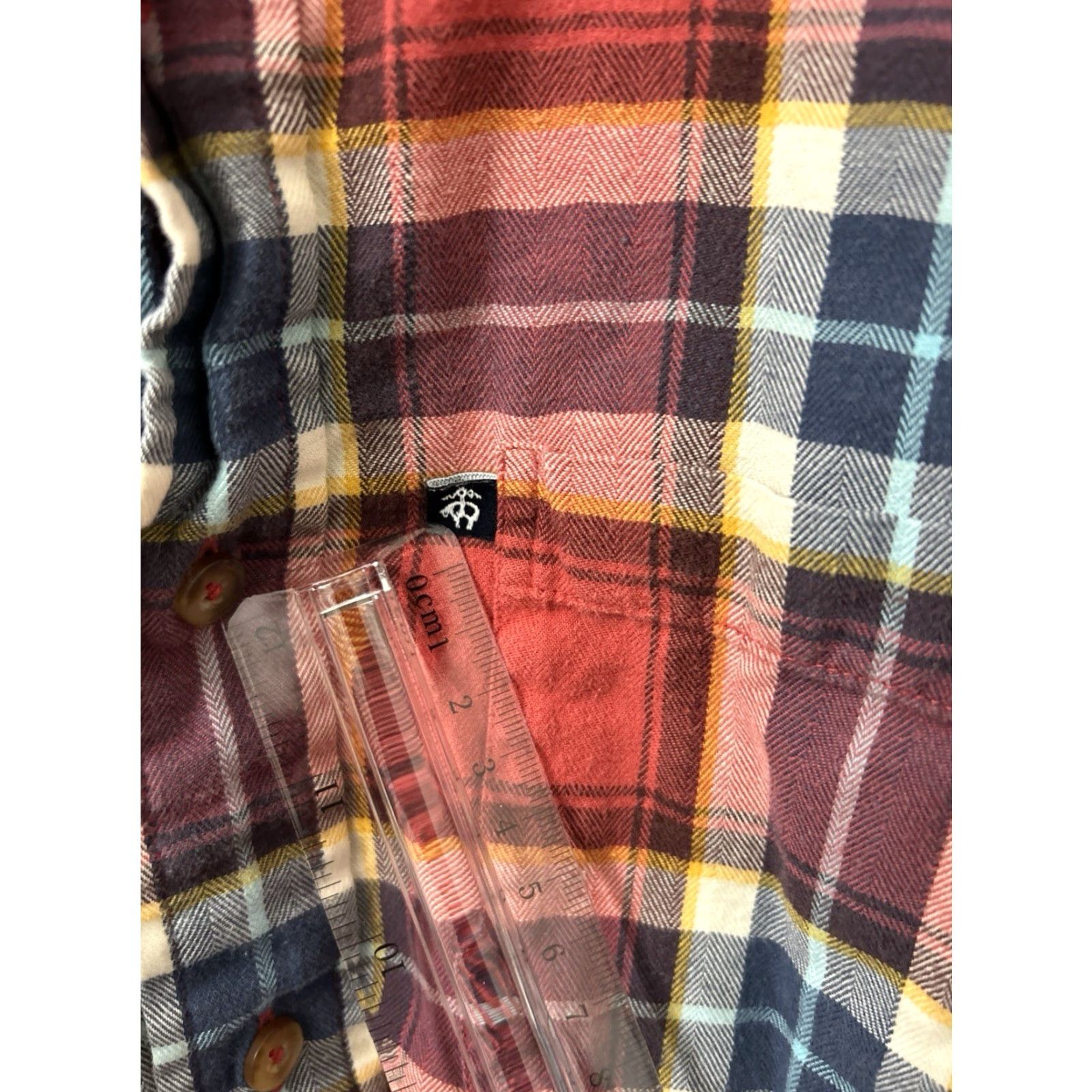 Brooks Brothers Brooks Brothers Original Polo Shirt Mens XL Red Herringbone Flannel Regular Fit Button-Up Size US XL / EU 56 / 4 - 4 Thumbnail