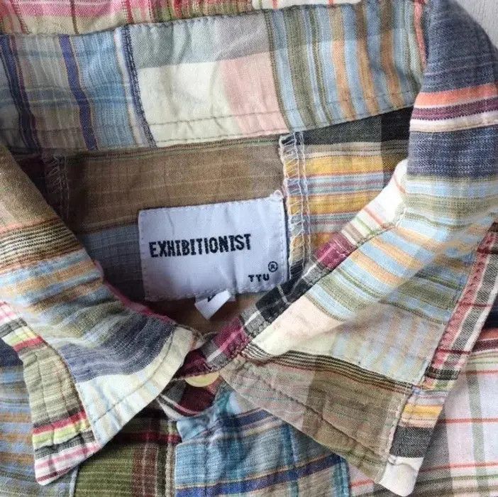 Japanese Brand Exhibitionist Patchwork Design Shirt Button Up Size US S / EU 44-46 / 1 - 4 Thumbnail