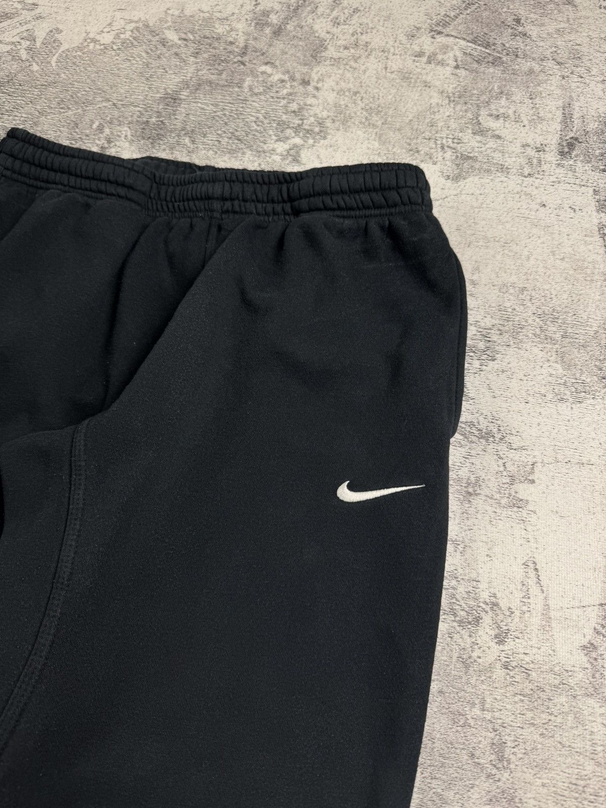 Nike Nike Medium Black Men’s Baggy Wide Sweat Pants Trousers Activewear Cotton Sport Size US 34 / EU 50 - 6 Thumbnail