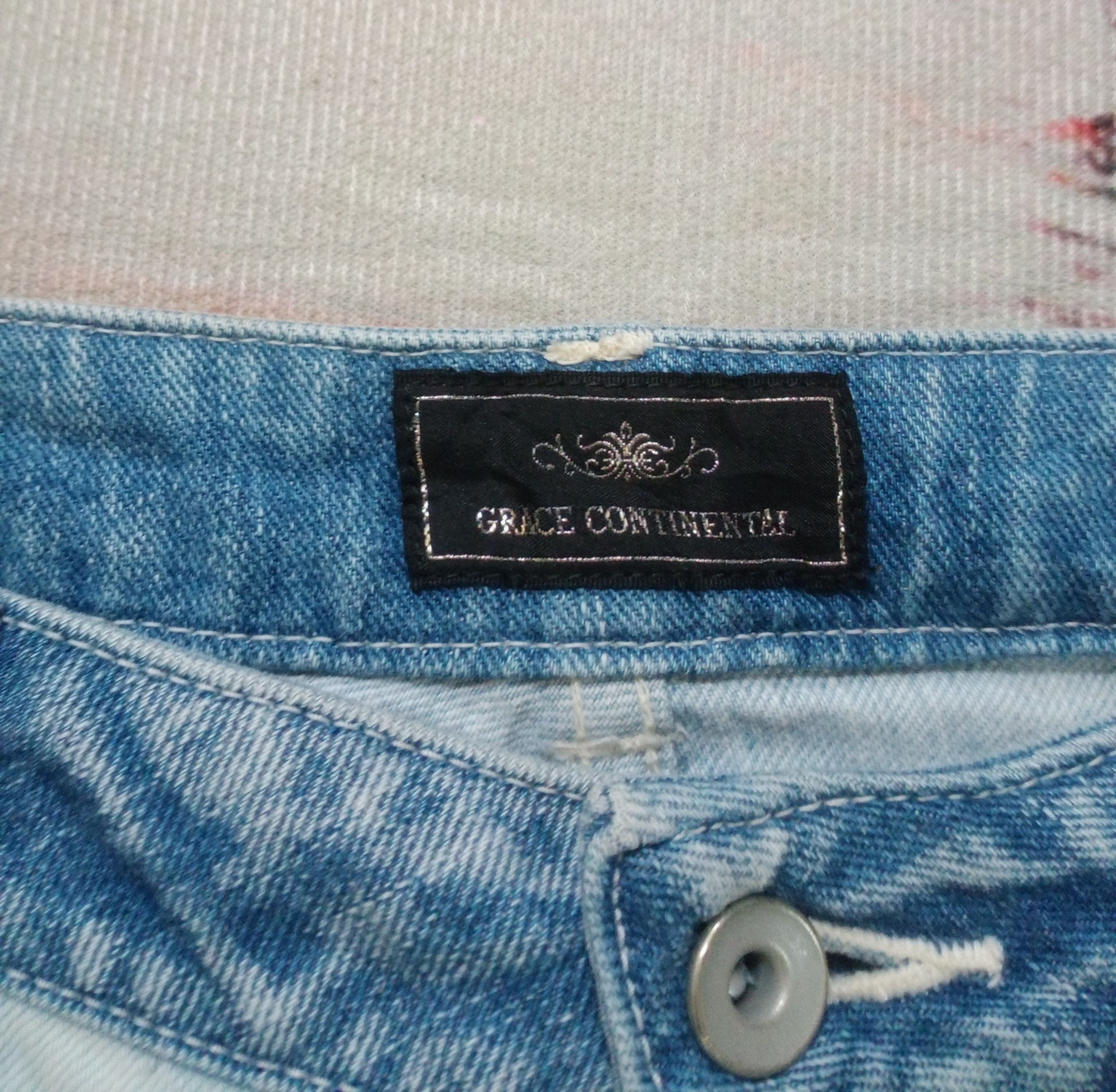 If Six Was Nine Rare Grace Continental Patchwork Denim Pants Like Kapital Size US 32 / EU 48 - 8 Thumbnail