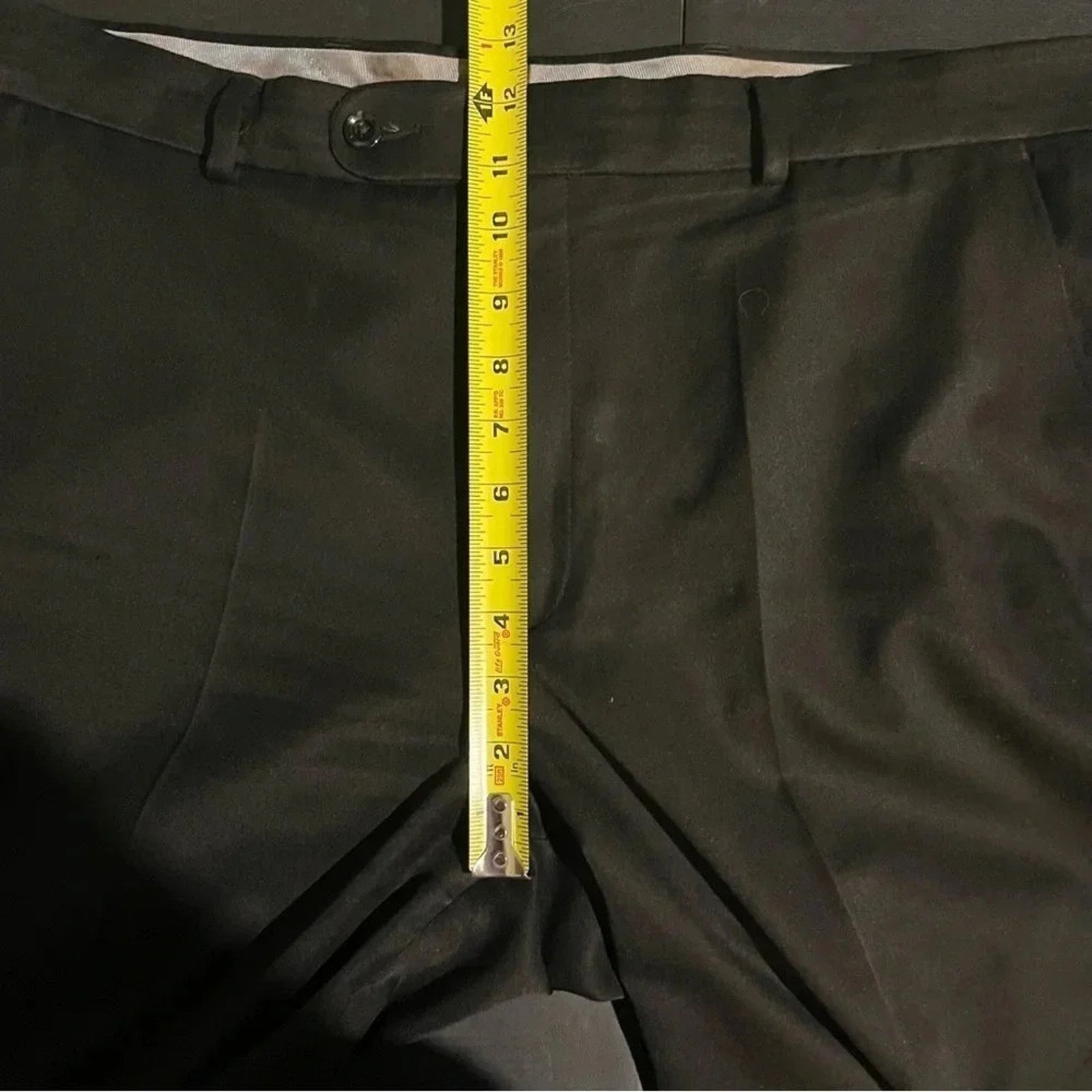 Other Mens Northern Comfort Black Dress Pants (Flat Front) 38x34 Size US 38 / EU 54 - 8 Thumbnail