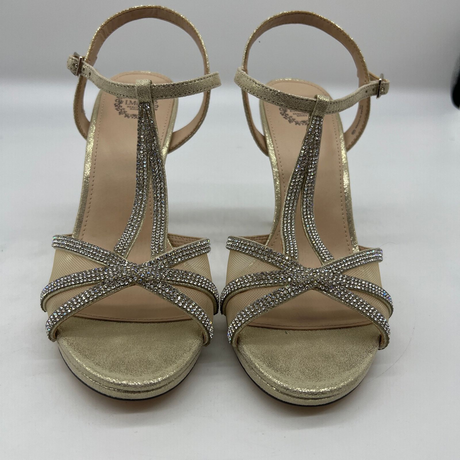 Other I.Miller Womens Ramona Heeled Sandals Gold Size 10M Size US 10 / IT 40 - 3 Thumbnail