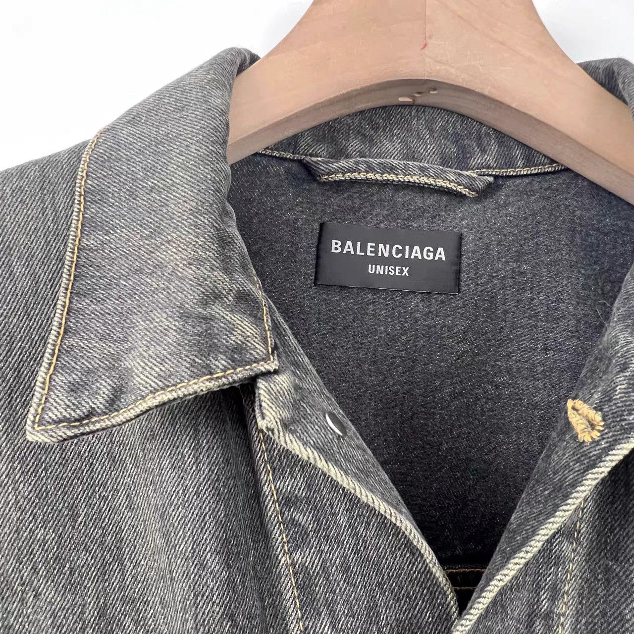 Balenciaga Balenciaga Year of the Dragon Sanskrit Denim Jacket K12 Size US XS / EU 42 / 0 - 3 Thumbnail