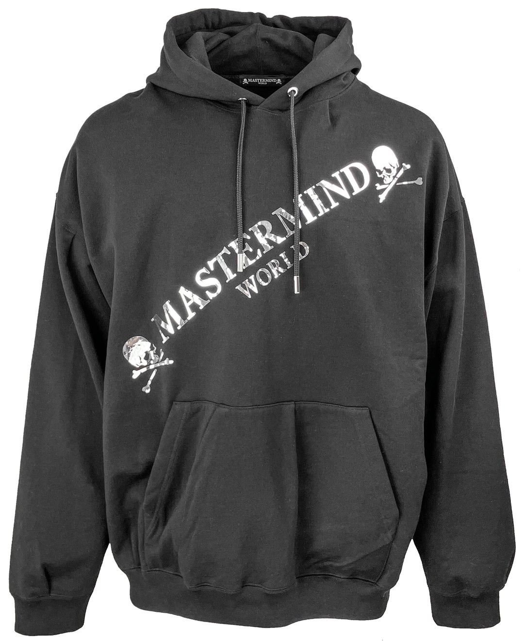 Mastermind Japan Mastermind World New Mastermind Silver Foil Logo Hoodie Grailed