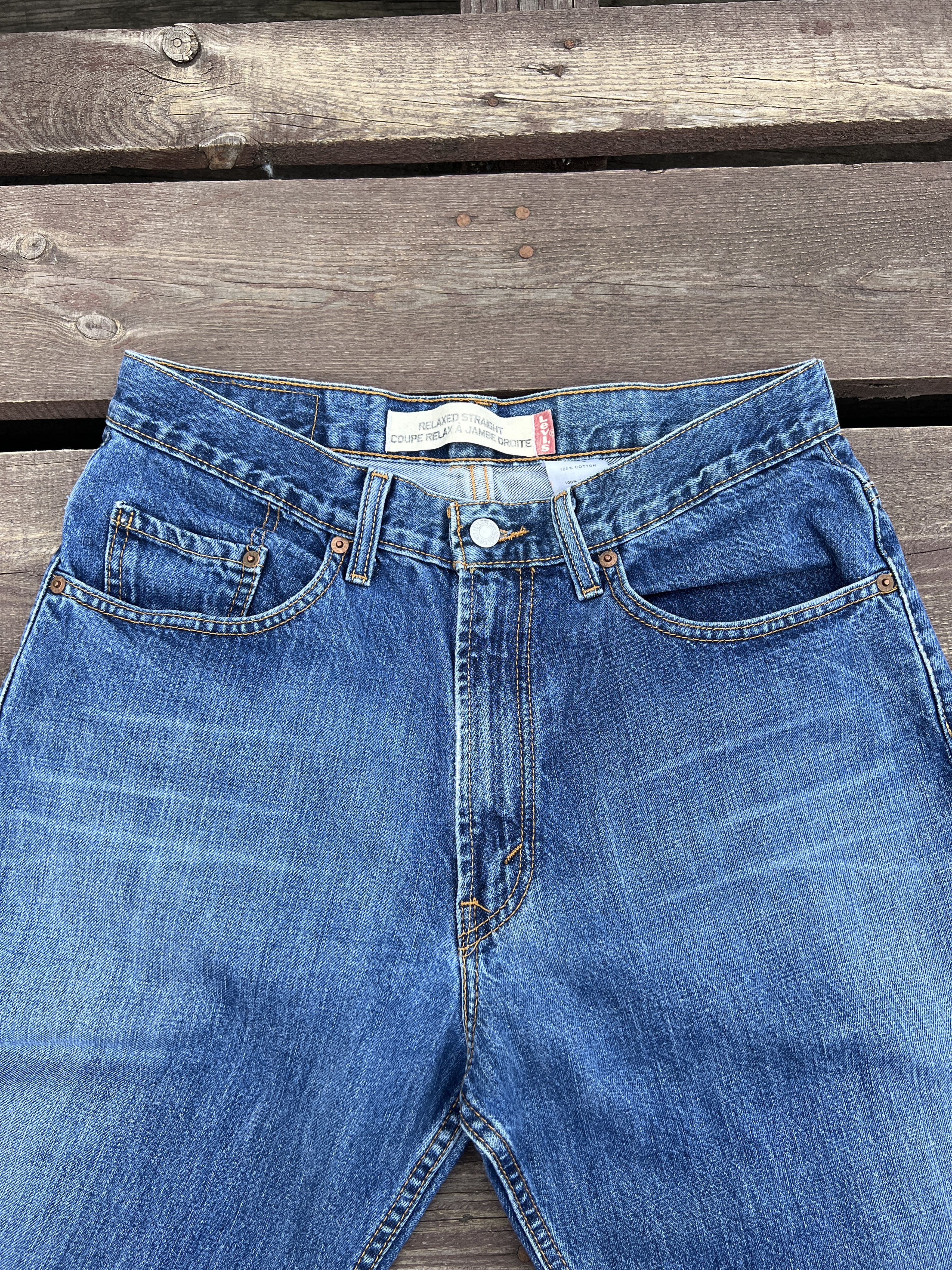 Levi's Levis Relaxed Straight Relax Vintage Washed Denim Jeans Size US 32 / EU 48 - 12 Thumbnail