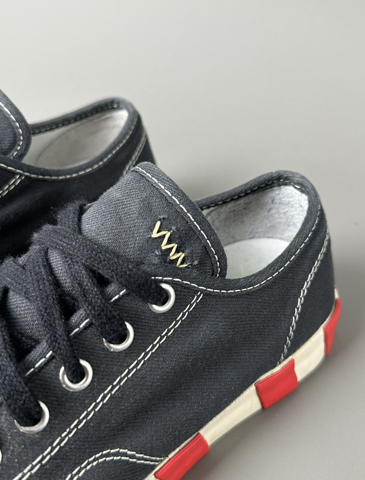 Visvim Visvim - S/S16 Skagway Lo Stripes - Low Cut Sneakers Canvas Size US 8 / IT 38 - 10 Thumbnail