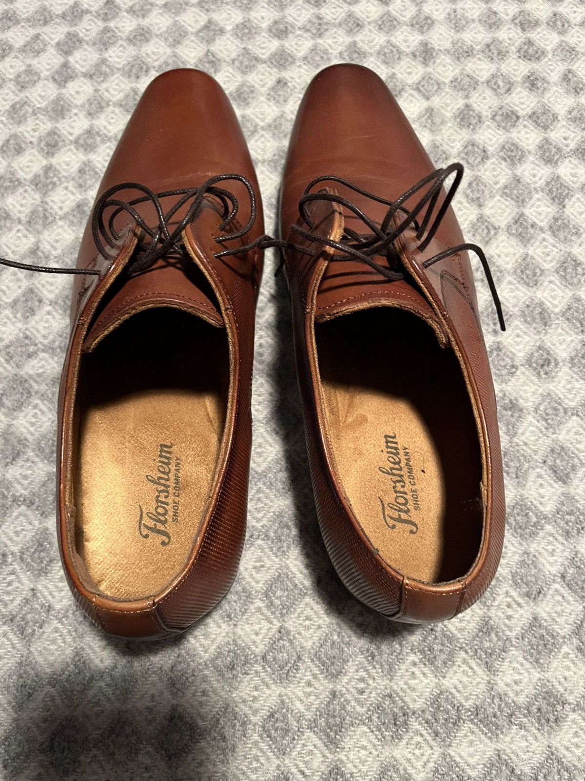 Florsheim Florsheim Brown Leather Lace Up Shoes Size 9 Size US 9 / EU 42 - 6 Thumbnail