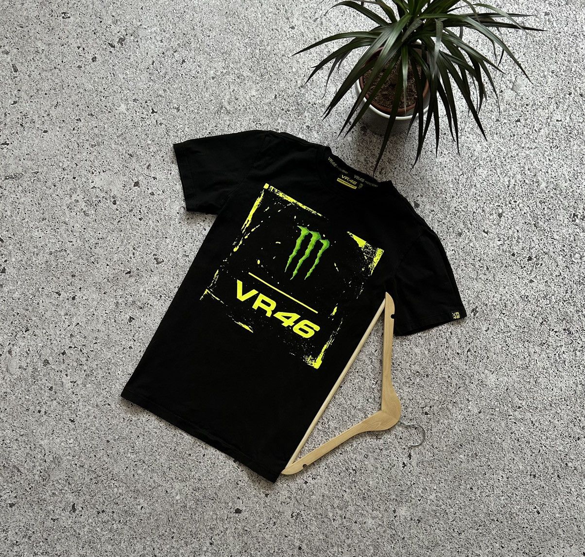 Vintage Vintage Valentino Rossi VR 46 MONSTER ENERGY T-shirt Size US M / EU 48-50 / 2 - 1 Thumbnail