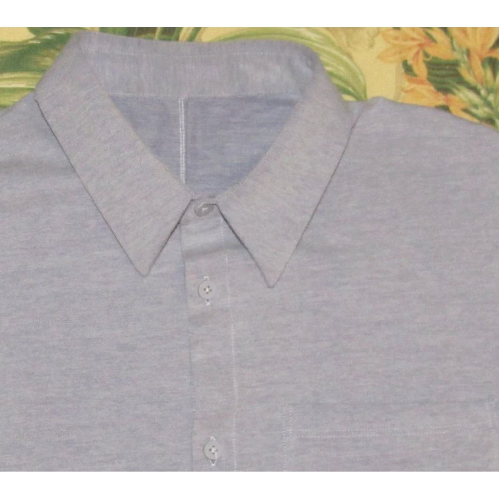 Lululemon LULULEMON Blue Long Sleeve Button Down Commission Shirt M Mens Size US M / EU 48-50 / 2 - 2 Thumbnail