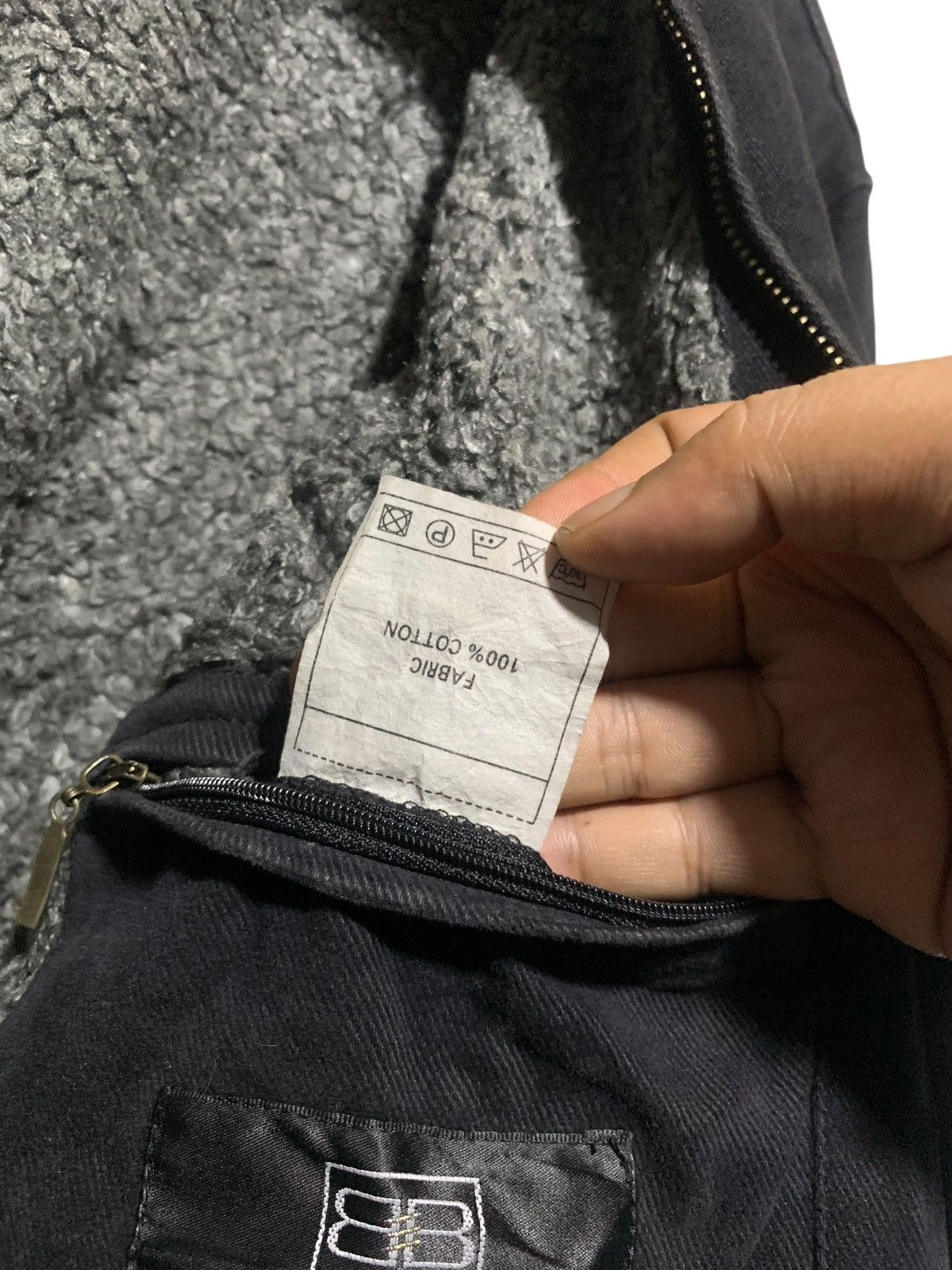 Balenciaga Vintage balenciaga utility sherpa jacket charcoal Size US L / EU 52-54 / 3 - 12 Thumbnail