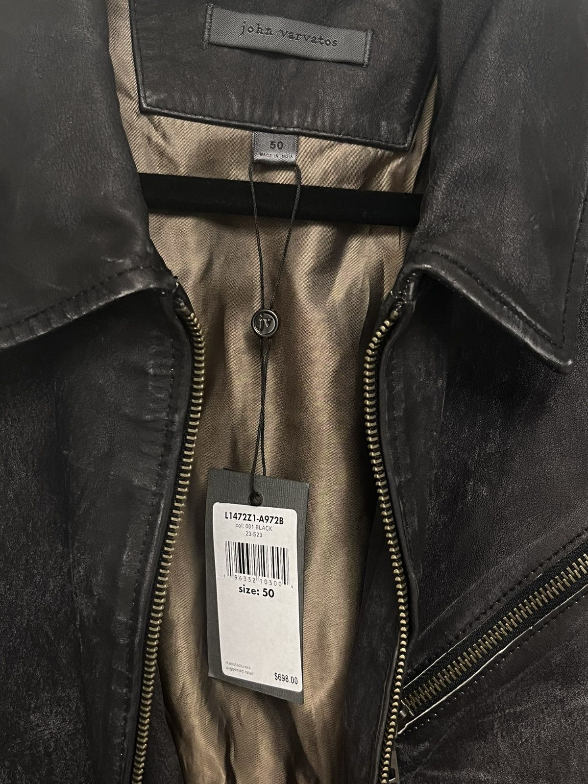 John Varvatos Robert leather jacket. 50 Size US M / EU 48-50 / 2 - 6 Thumbnail