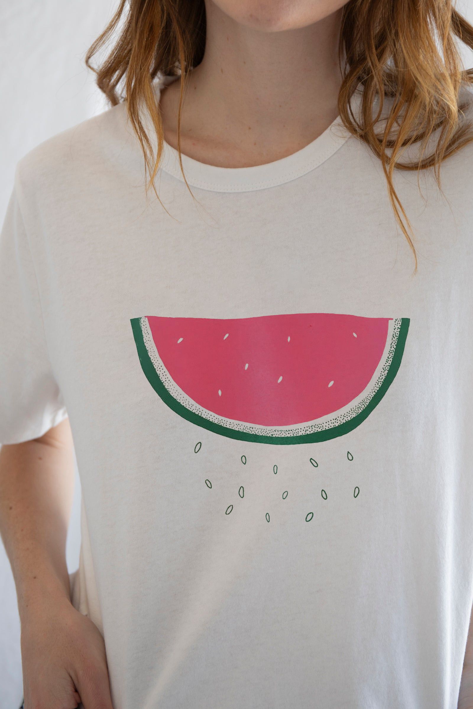 Designer × The Unbranded Brand Watermelon T-Shirt, Food Shirt, Fruit Shirt Size US S / EU 44-46 / 1 - 2 Thumbnail