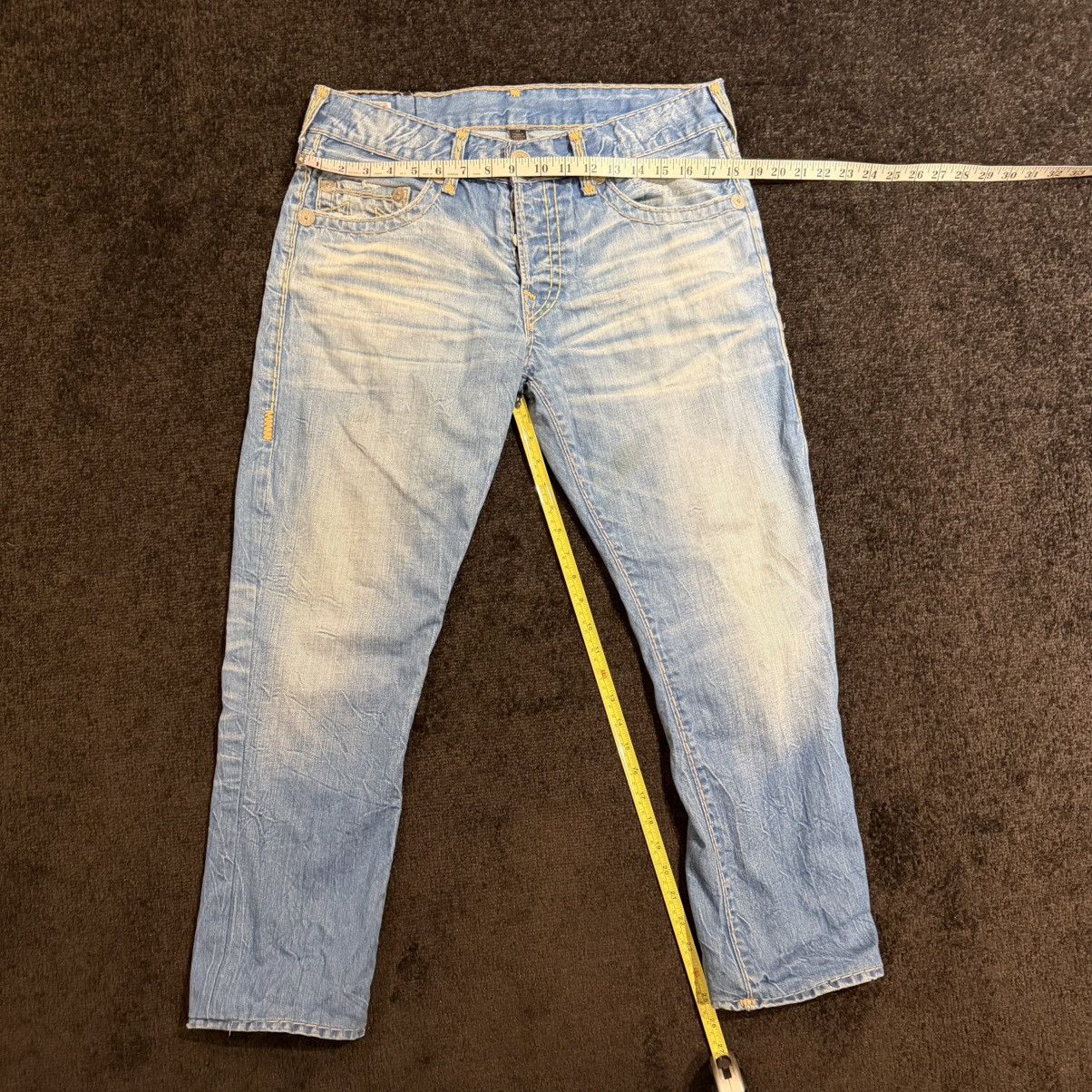 True Religion True religion usa light wash denim jeans rare Size US 33 - 4 Thumbnail