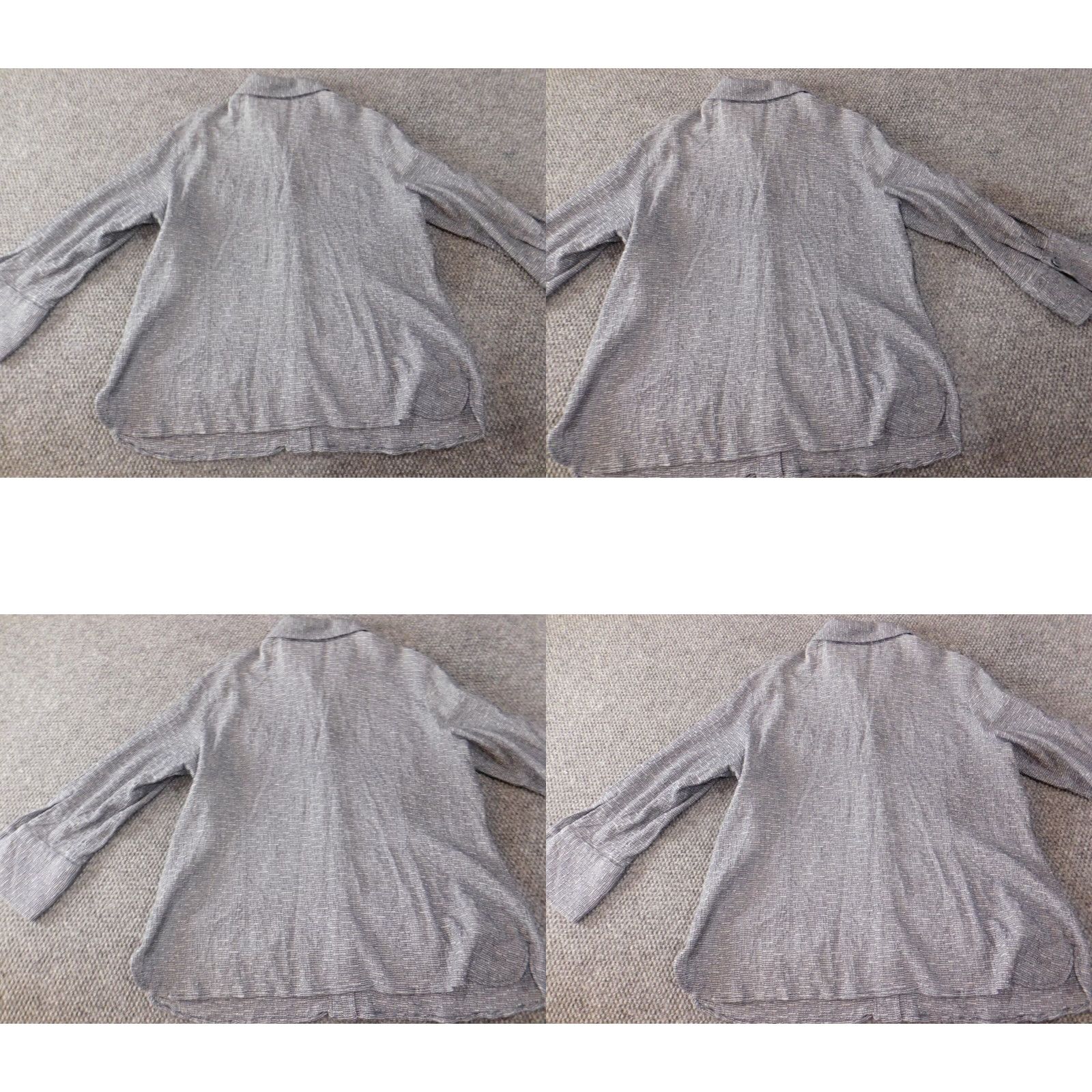 Coldwater Creek Coldwater Creek Womens Blouse 1X Plus Blue Button-Up Casual Sleeve Long Sleeve Collared Geometric Classic Womens Clothing Size XL / US 12-14 / IT 48-50 - 8 Thumbnail