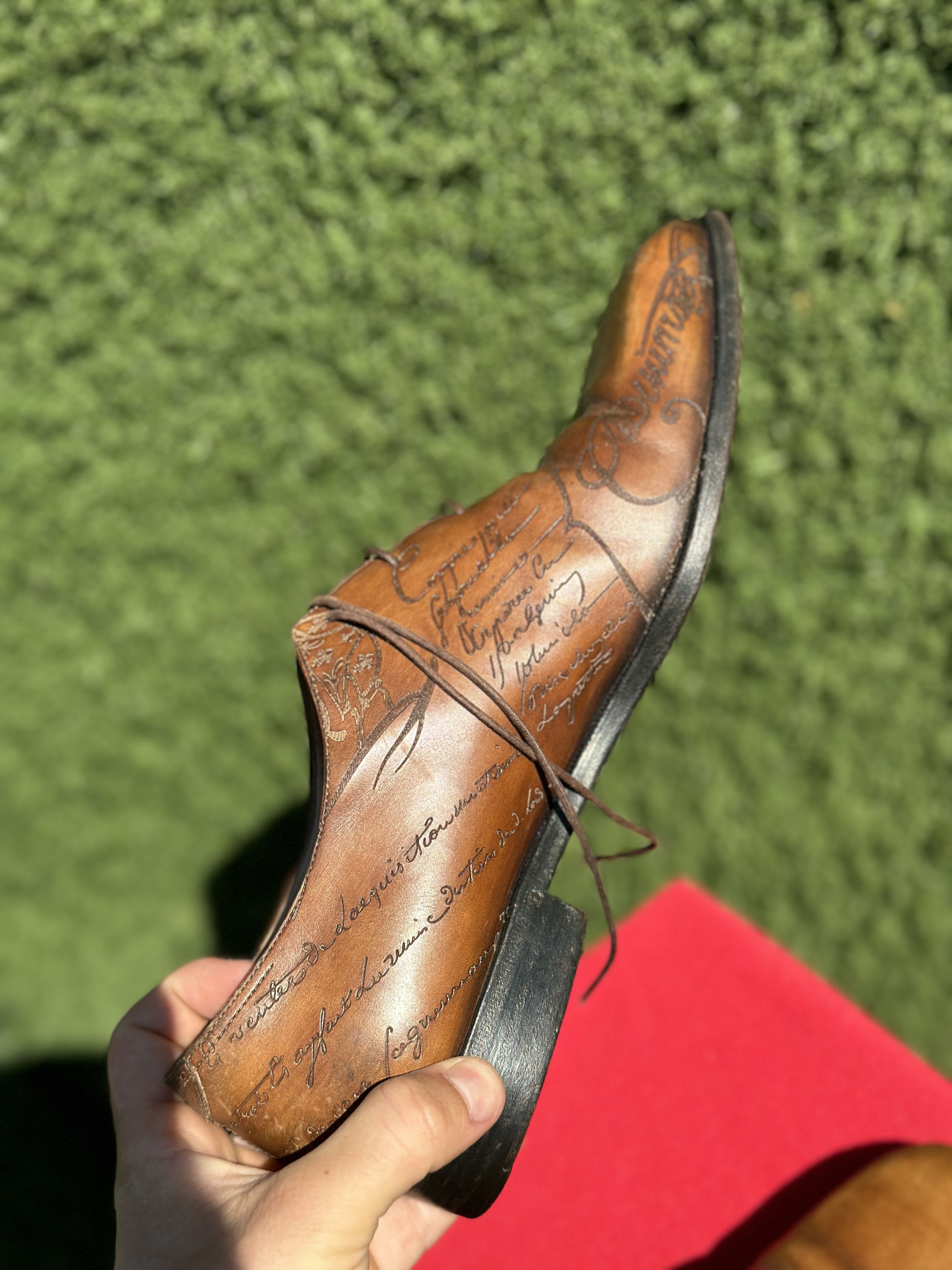 Berluti Berluti Scritto Venezia Leather Oxford Shoes EU 42.5 US 9.5 Size US 9.5 / EU 42-43 - 6 Thumbnail