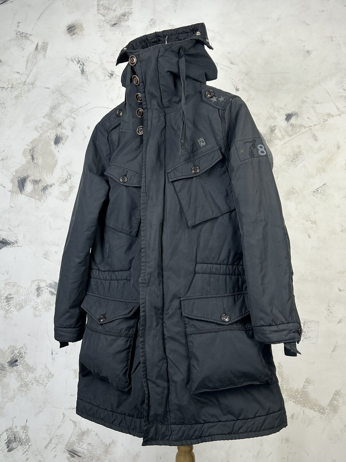 Diesel Vintage Diesel Hooded Parka Utility Military Style M-L Size US L / EU 52-54 / 3 - 2 Thumbnail