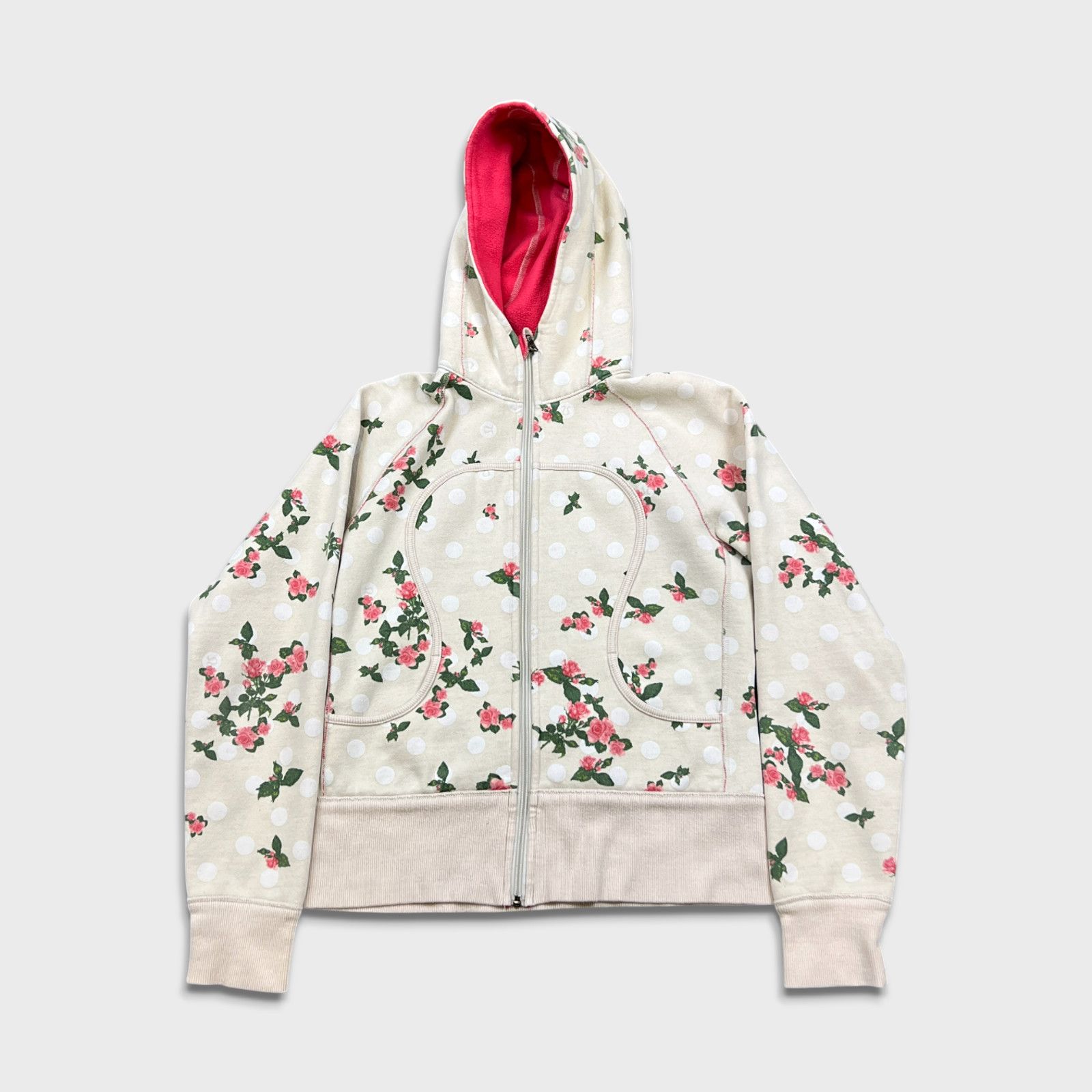Lululemon Scuba Hoodie AOP Full Zip Floral Hooded Sweatshirt
