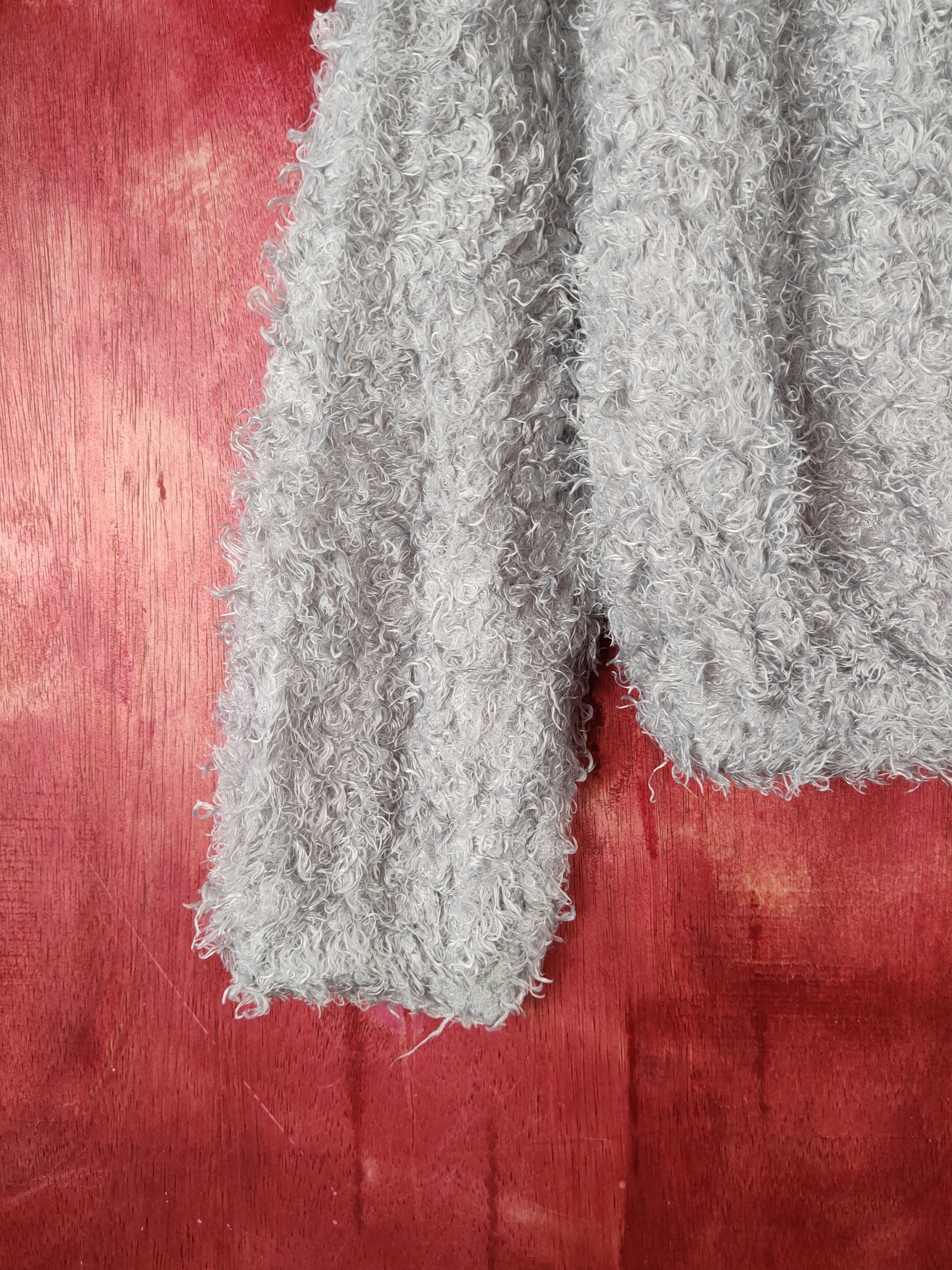 Japanese Brand × Vintage Vassafull Gray Fur Mohair Knitwear (Vintage 💥) Size M / US 6-8 / IT 42-44 - 4 Thumbnail