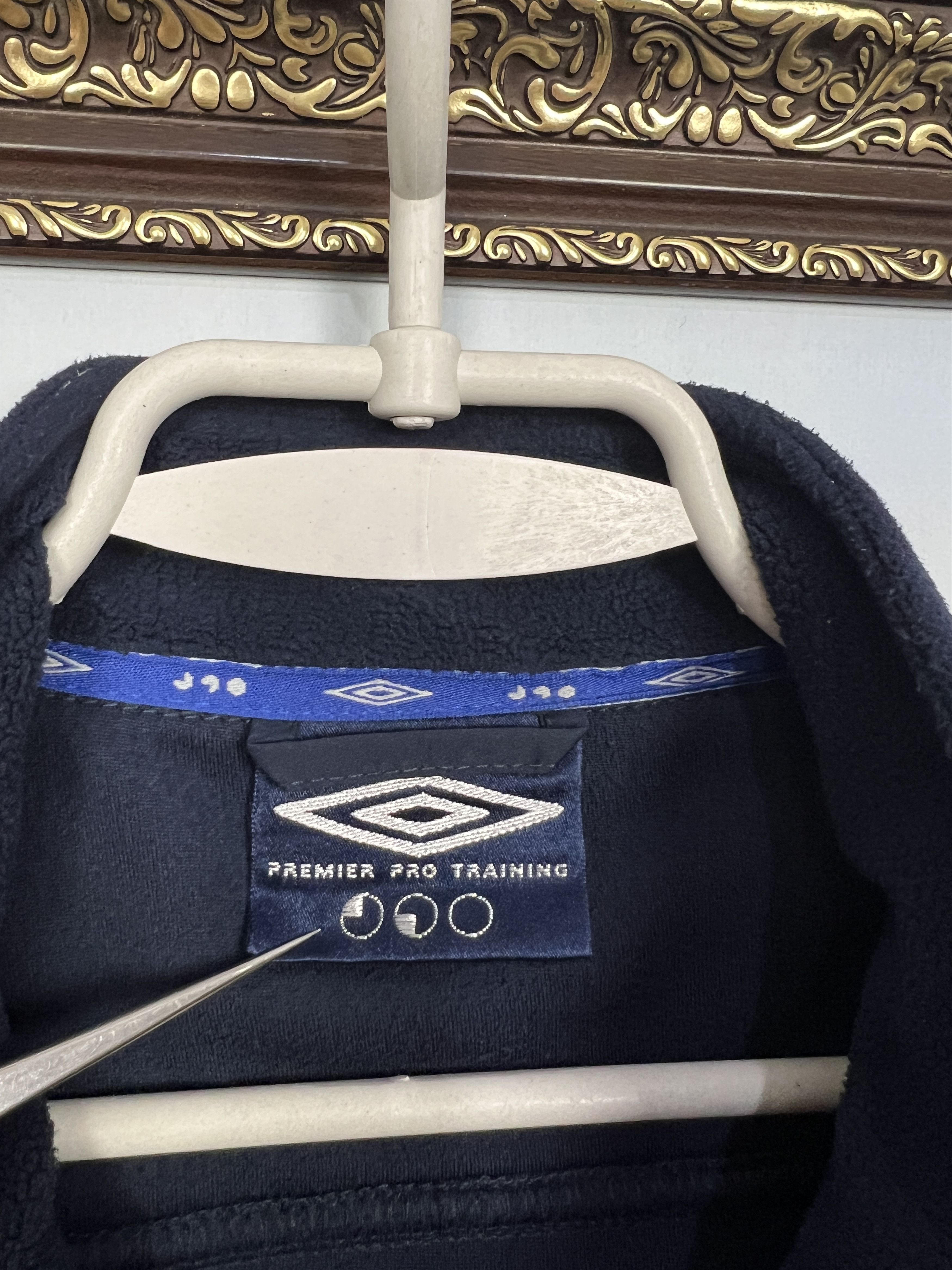 Umbro Vintage Chelsea Football Fleece Jacket Soccer Track Top Size US L / EU 52-54 / 3 - 9 Thumbnail