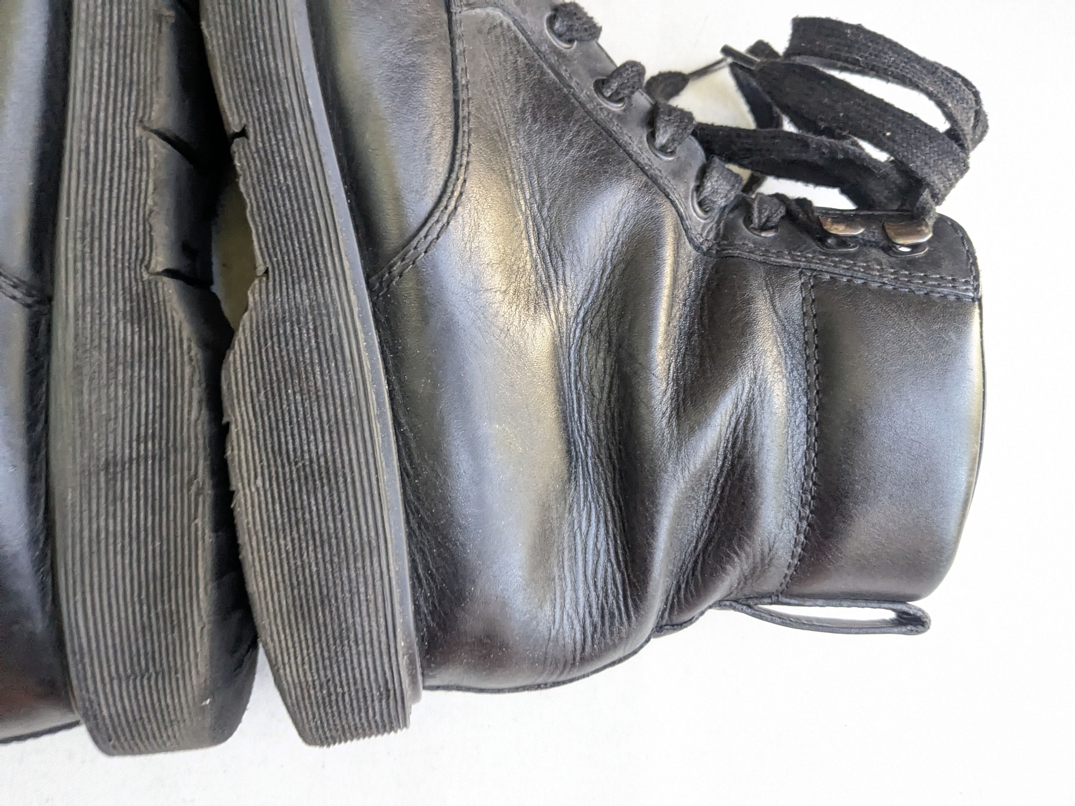 Prada Prada Combat Boots Black Leather 9.5 Side Zip Size US 9.5 / EU 42-43 - 11 Thumbnail