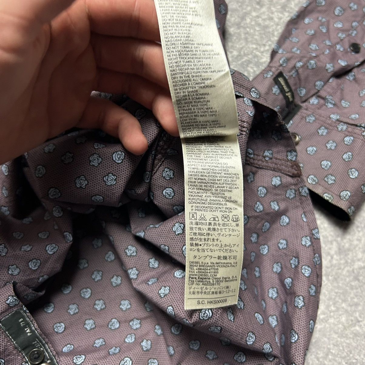 Diesel Vintage Diesel Basic Graphic streetwear Button shirt Size US XXL / EU 58 / 5 - 10 Thumbnail