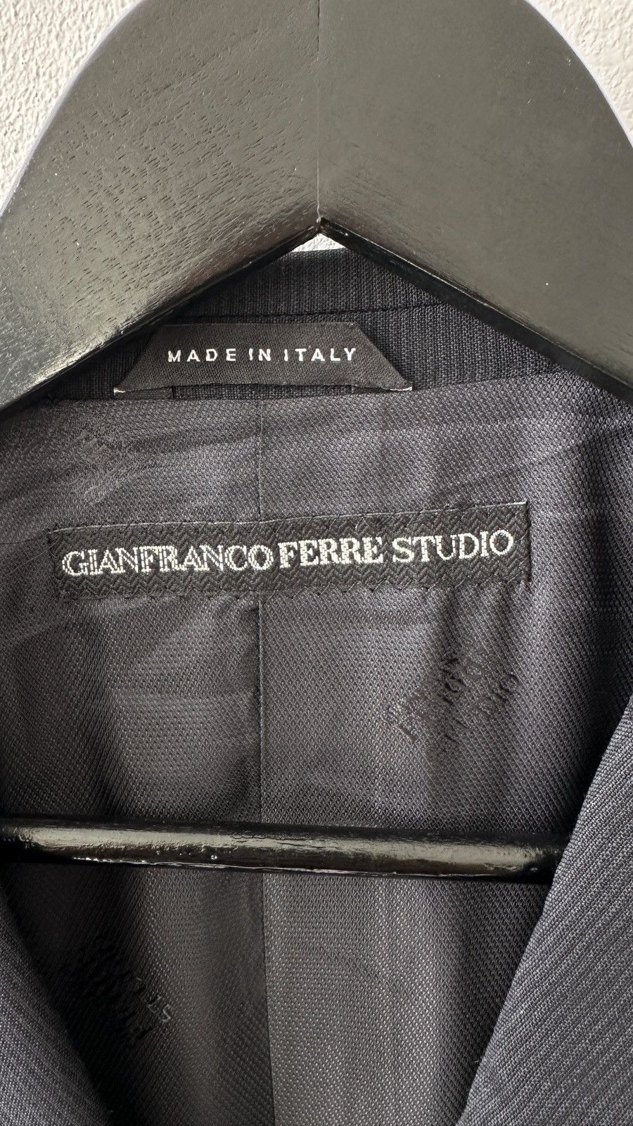 Gianfranco Ferre Gianfranco Ferre Studio Suit 100% Virgin Wool Made in Italy Size 44R - 7 Thumbnail