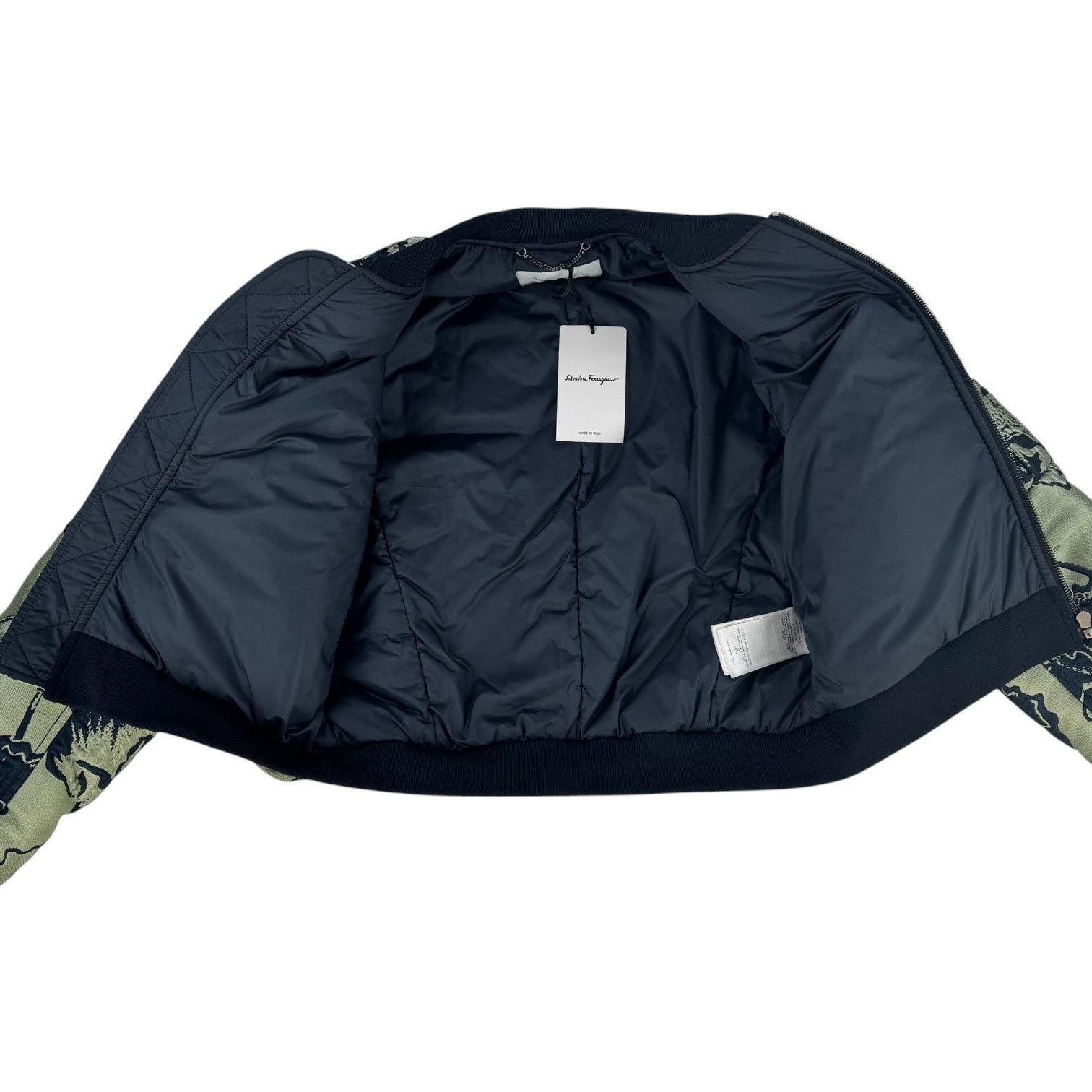 Salvatore Ferragamo Ferragamo Floral Bomber Jacket Size M / US 6-8 / IT 42-44 - 8 Thumbnail