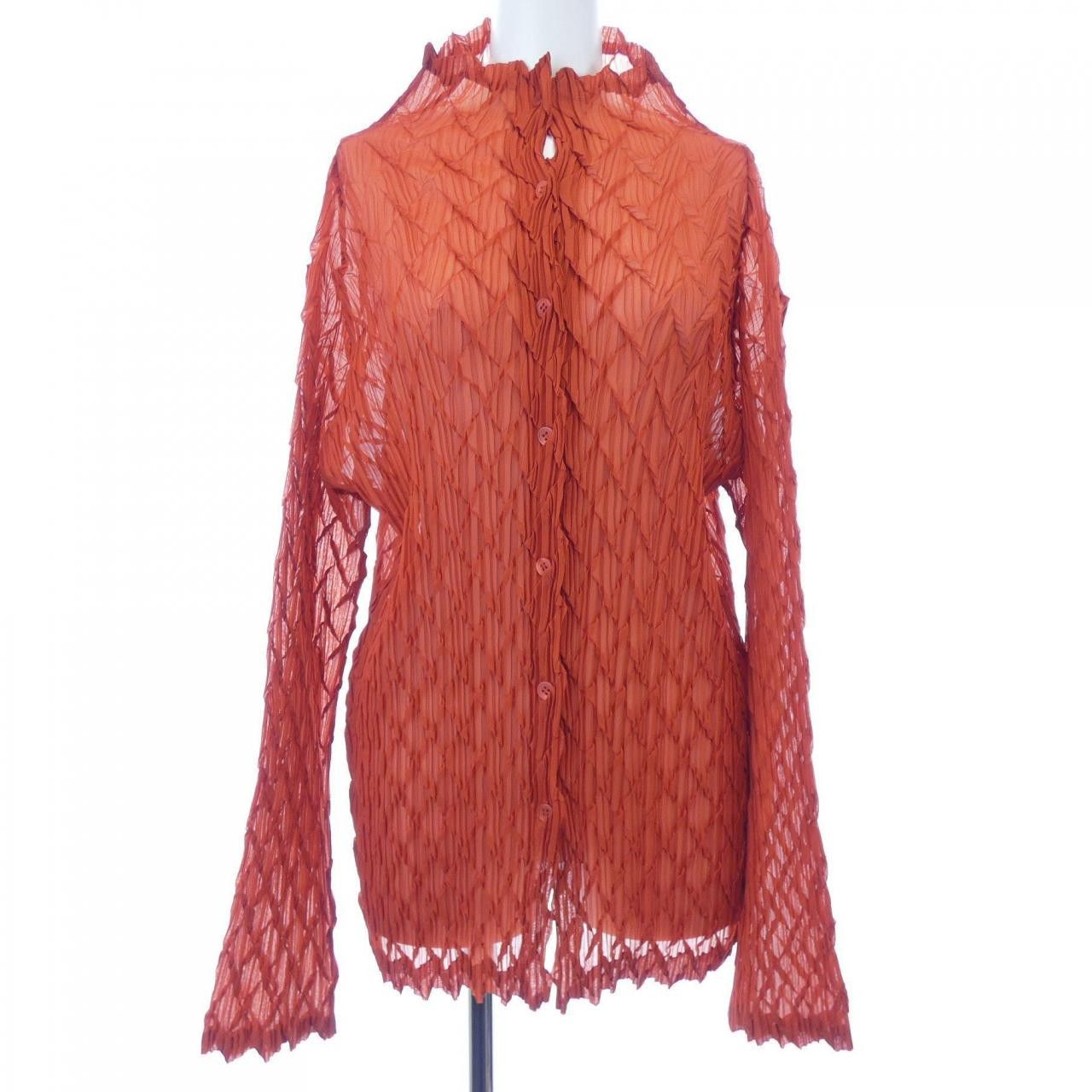 Issey Miyake Issey Miyake ISSEY MIYAKE Shirt Textile Dress Shirt IM13FJ720 DUTY FREE for USA Size ONE SIZE - 1 Thumbnail