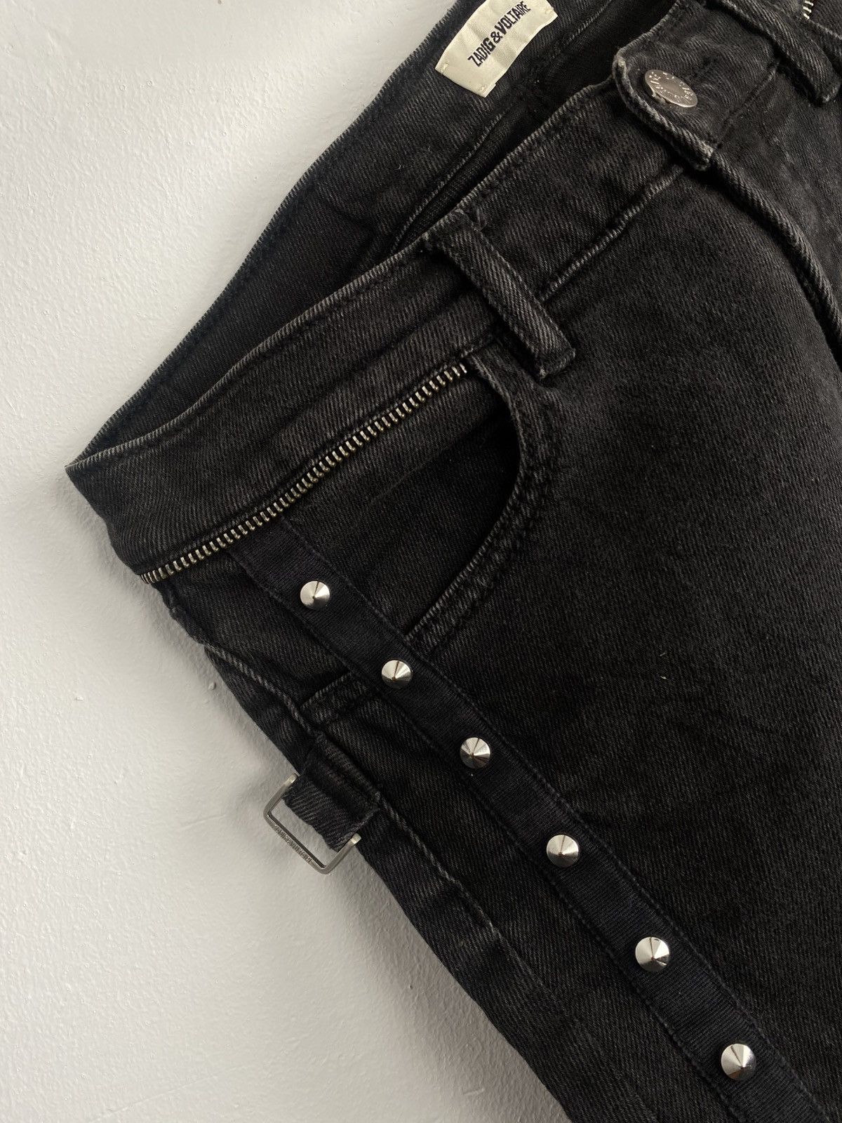 Zadig & Voltaire Zadig & Voltaire studded Elios Spikes denim Size US 30 / EU 46 - 5 Thumbnail