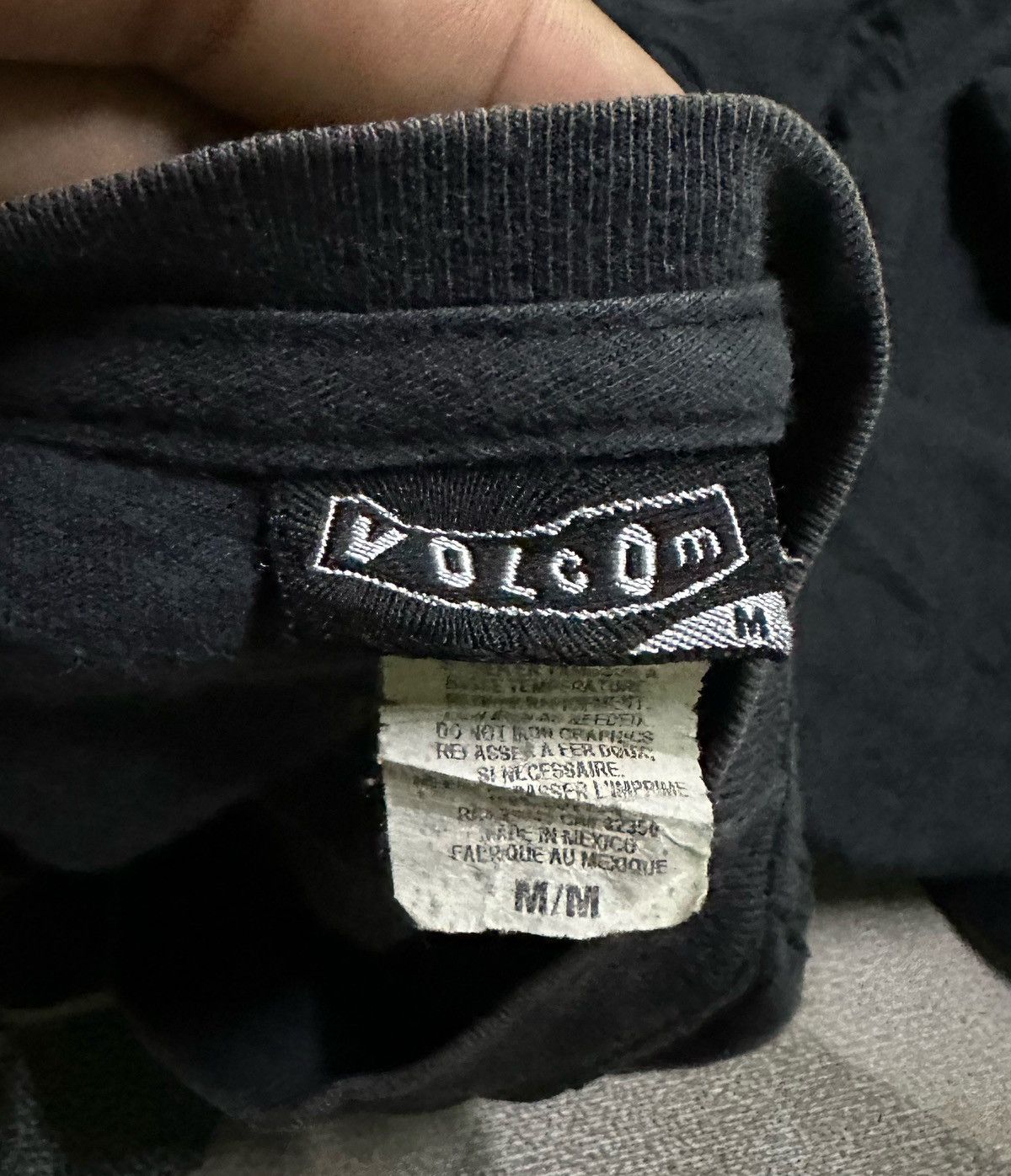 Volcom Vintage 90s Volcom side tape long sleeve tshirt Size US M / EU 48-50 / 2 - 8 Thumbnail