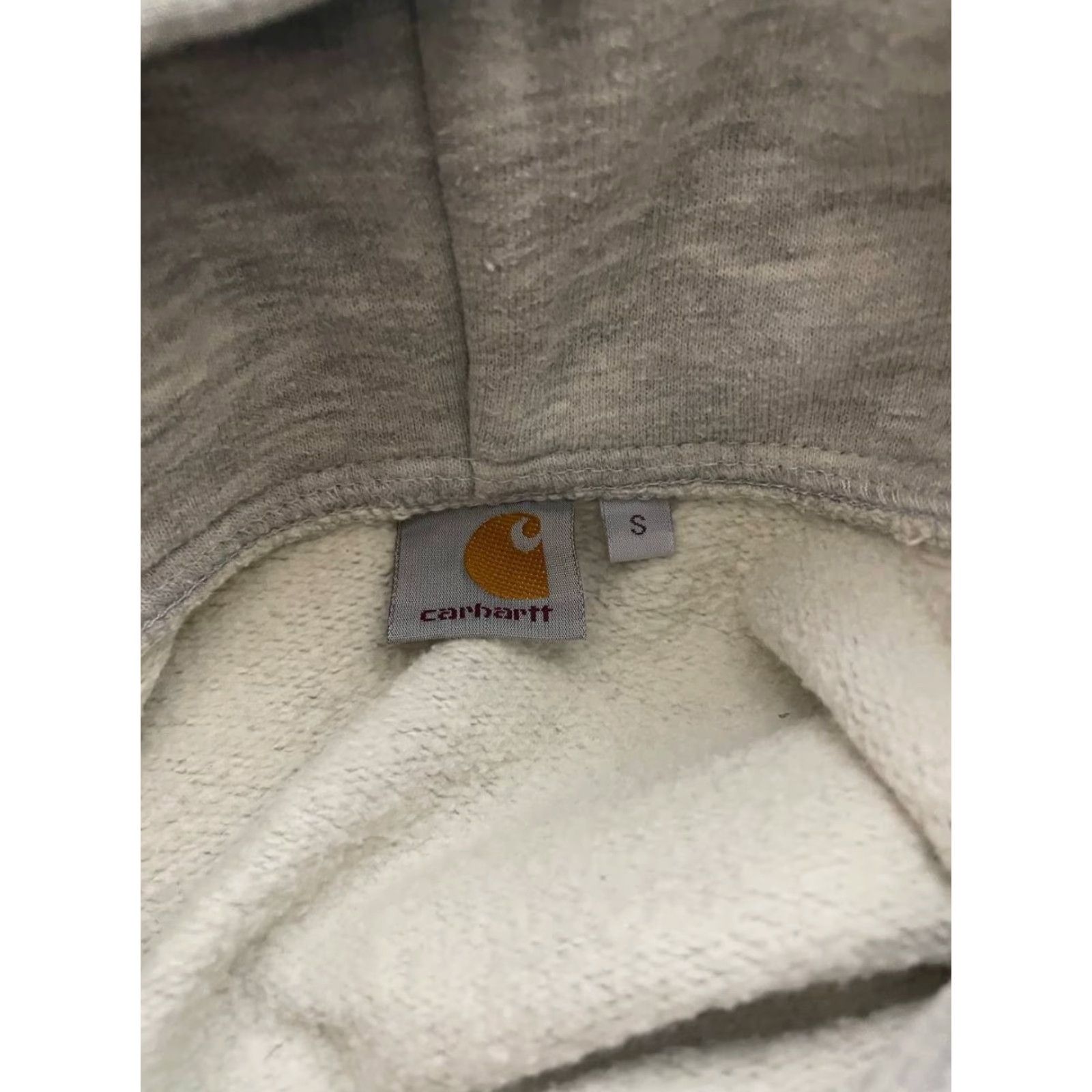 Carhartt Carhartt Mens Hoodie Size S Gray Cotton Long Sleeve Drawstring Pullover Size US S / EU 44-46 / 1 - 3 Thumbnail