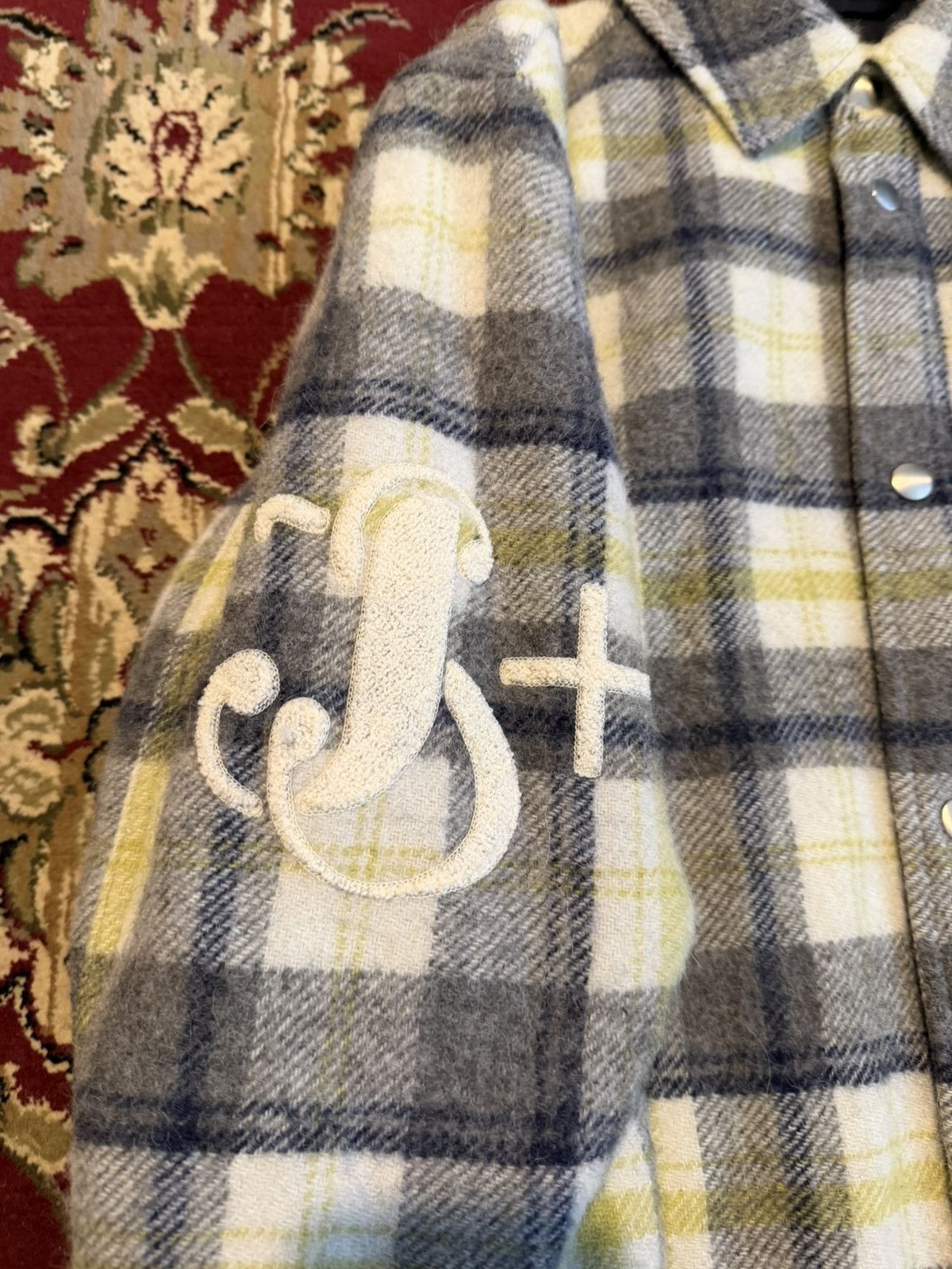 Jil Sander Jil Sander Alpaca Check Jacket Size US S / EU 44-46 / 1 - 2 Thumbnail