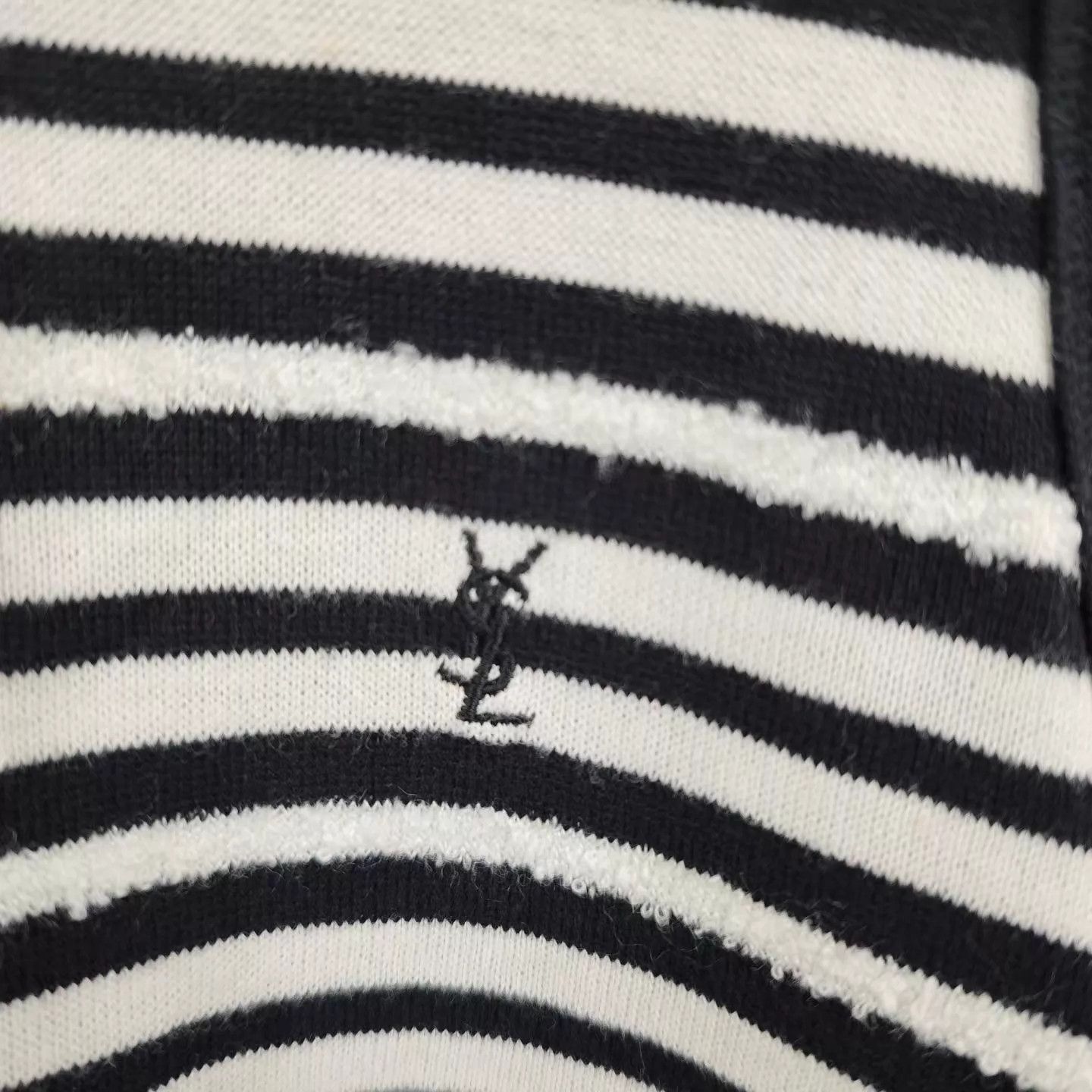 Yves Saint Laurent YSL Striped Logo Tank Top Size S Size S / US 4 / IT 40 - 3 Thumbnail