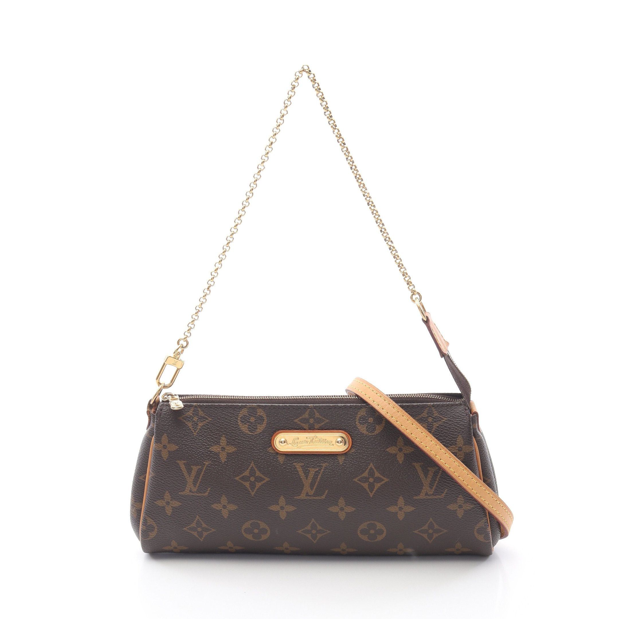 Louis Vuitton Louis Vuitton Eva Monogram Chain Shoulder Bag Leather Brown Size ONE SIZE - 1 Thumbnail