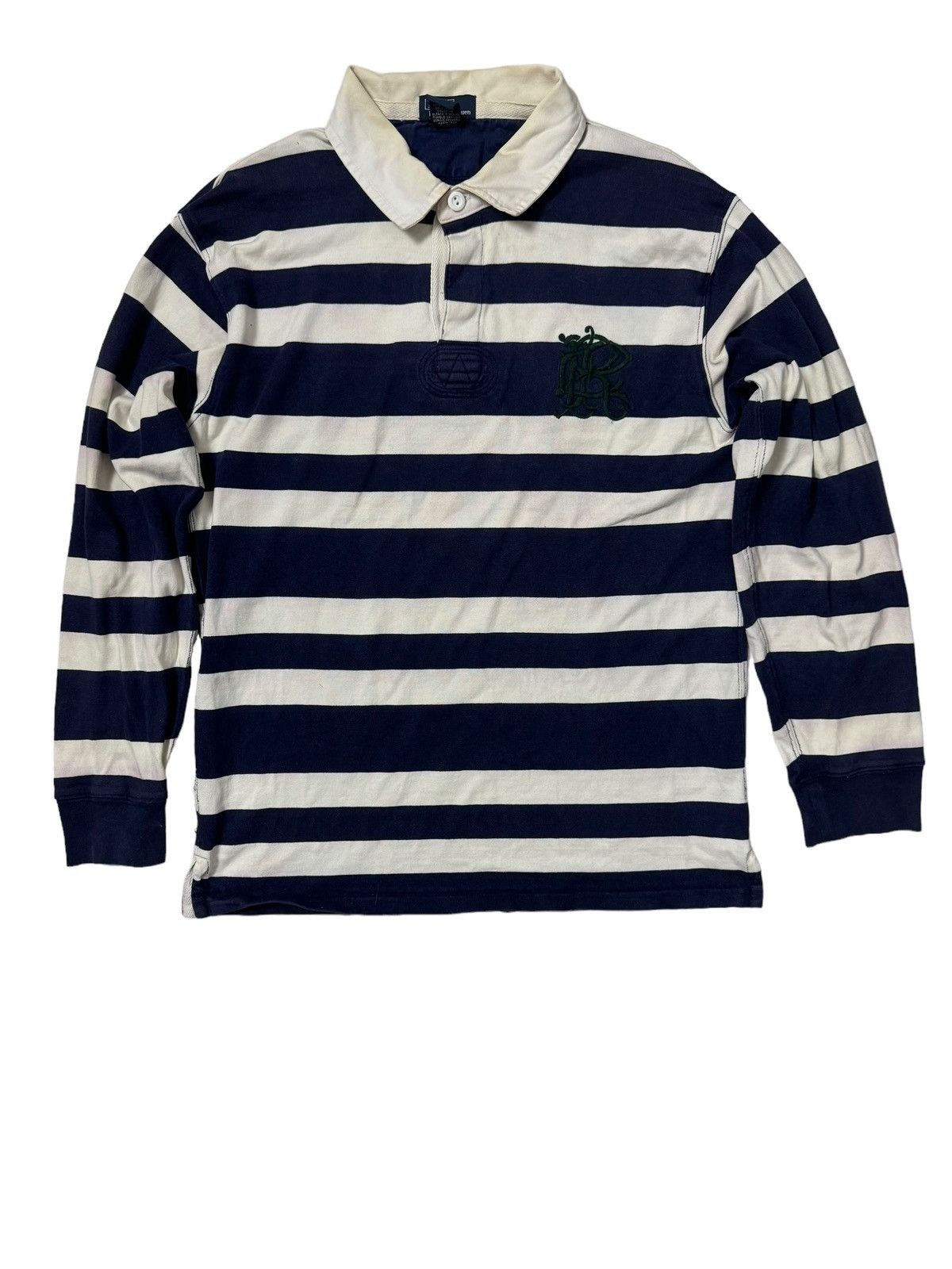 Polo Ralph Lauren × Vintage Polo Ralph Lauren Longsleeve Striped Size US S / EU 44-46 / 1 - 1 Thumbnail