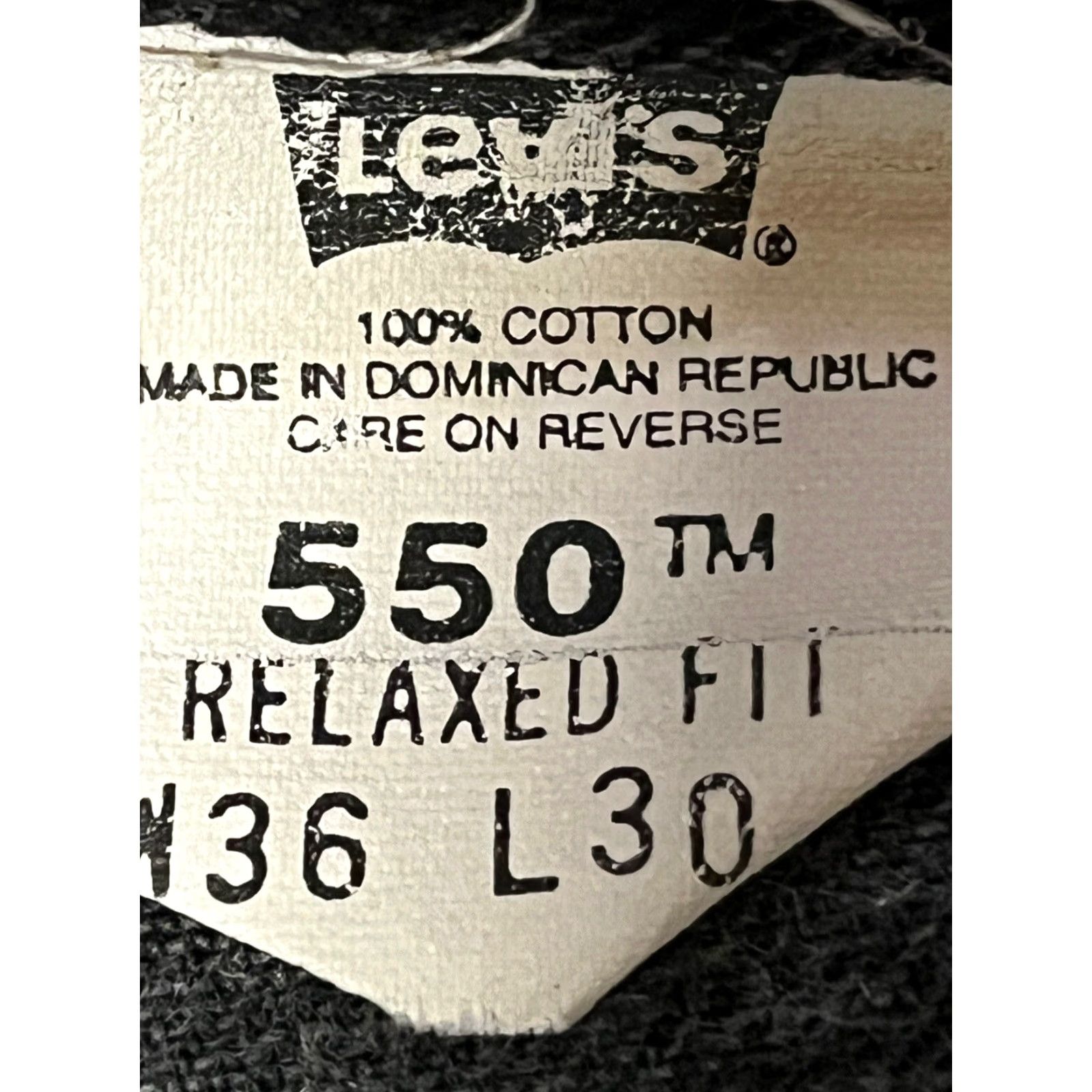 Levi's VINTAGE Levi's 505 Black Jeans 36x30 Relaxed Fit Straight Leg Y2K Mens Size US 36 / EU 52 - 5 Thumbnail
