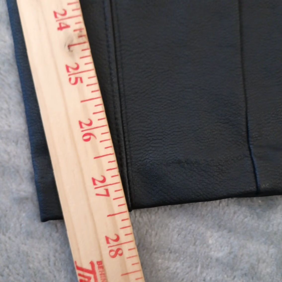Old Navy **Stevie Ankle Pants Women's Black Faux Leather Large Pull On** User: Stevie Ankle Pants Women's Black Faux Leather Large Pull On Size 36" / US 14 / IT 50 - 4 Thumbnail