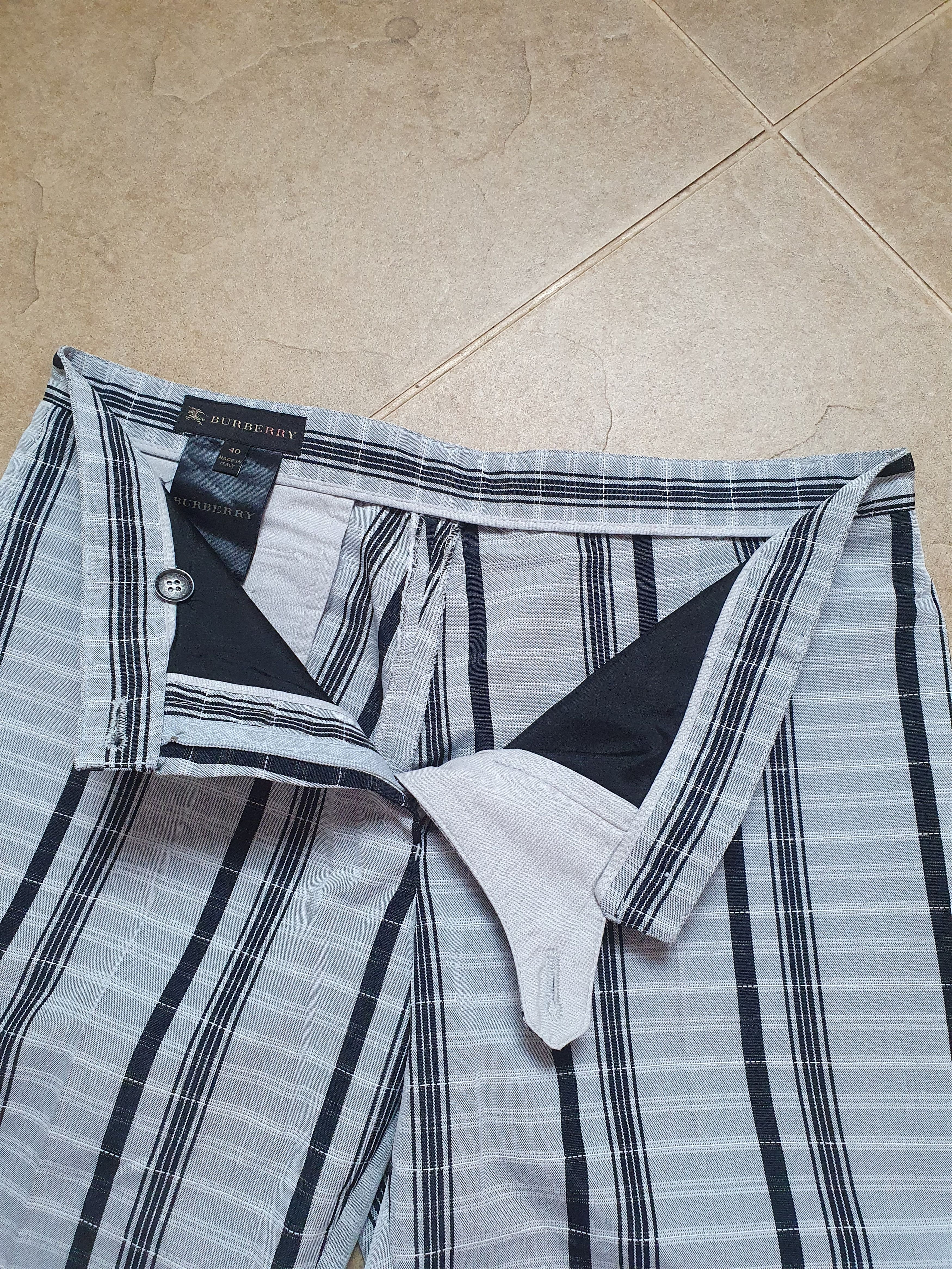 Burberry Vintage women's Burberry Check Grey Size 40 Made in Italy Size 40" / US 18 - 6 Thumbnail
