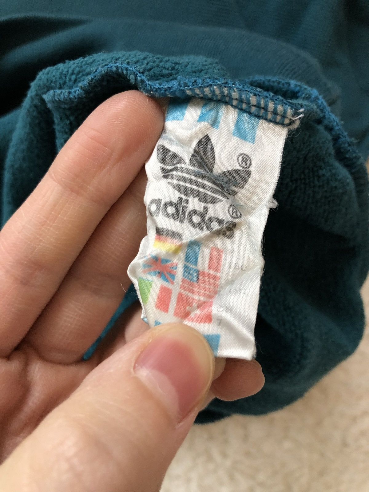 Adidas × Vintage Set Sweatshirt + Pants Adidas Vintage 80’s Big Logo Size US 36 / EU 52 - 6 Thumbnail