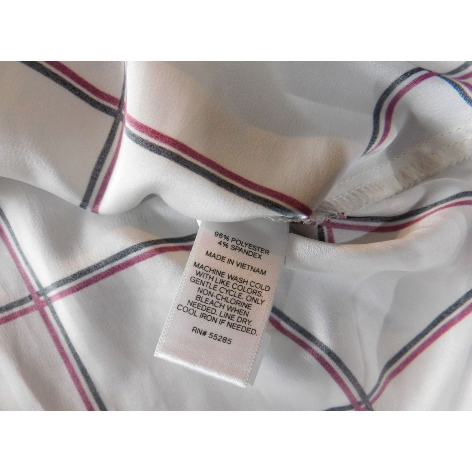 Express Express Womens Blouse XS White Pullover Round Neck Sleeveless Pleated Casual Top Size XS / US 0-2 / IT 36-38 - 7 Thumbnail