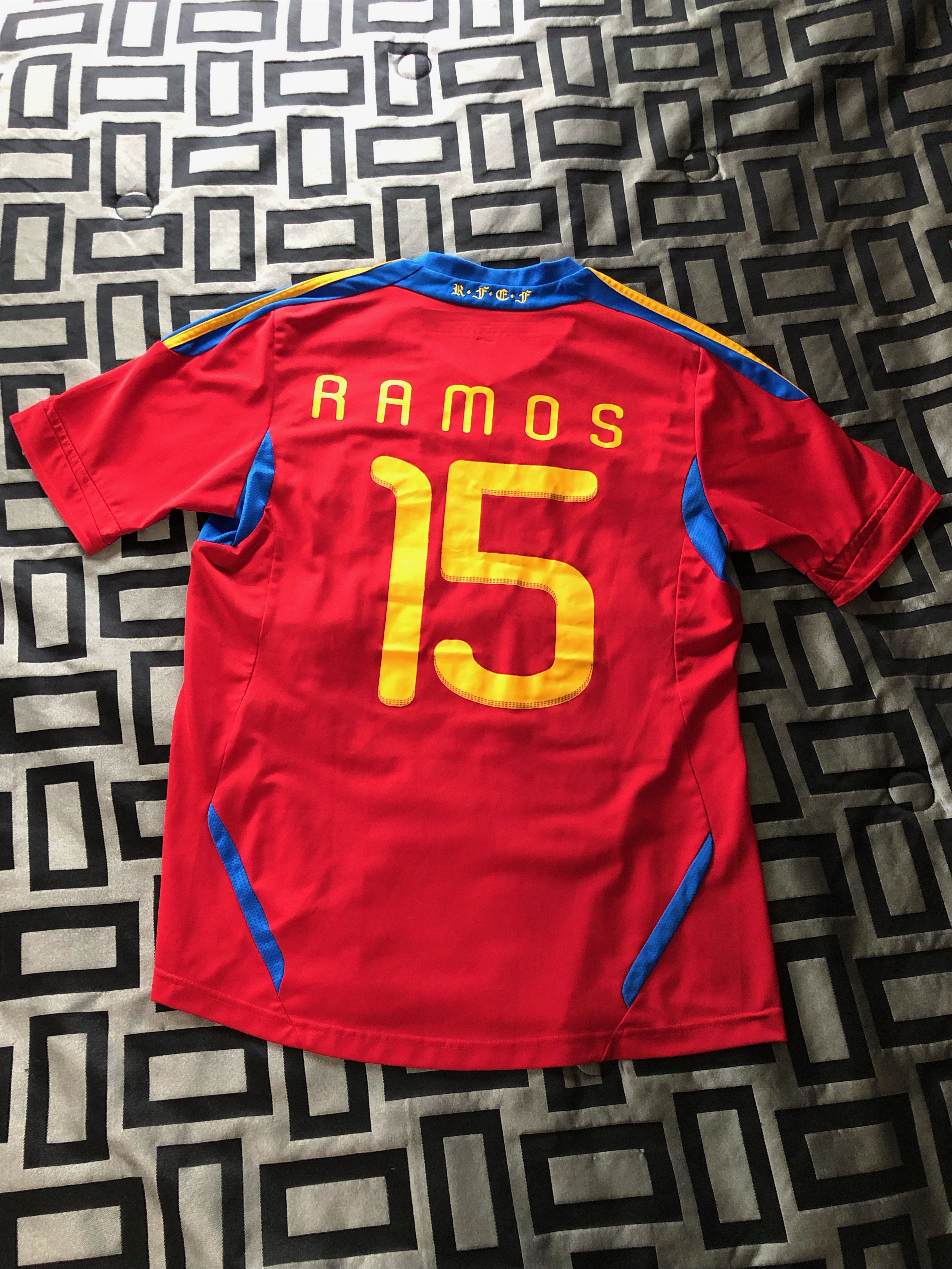Adidas Spain Euro 2008 home shirt #15 Sergio Ramos | Grailed